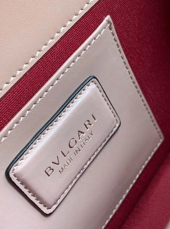 Replica Bvlgari Serpenti Forever Small Cross-body Bag Beige Calfskin