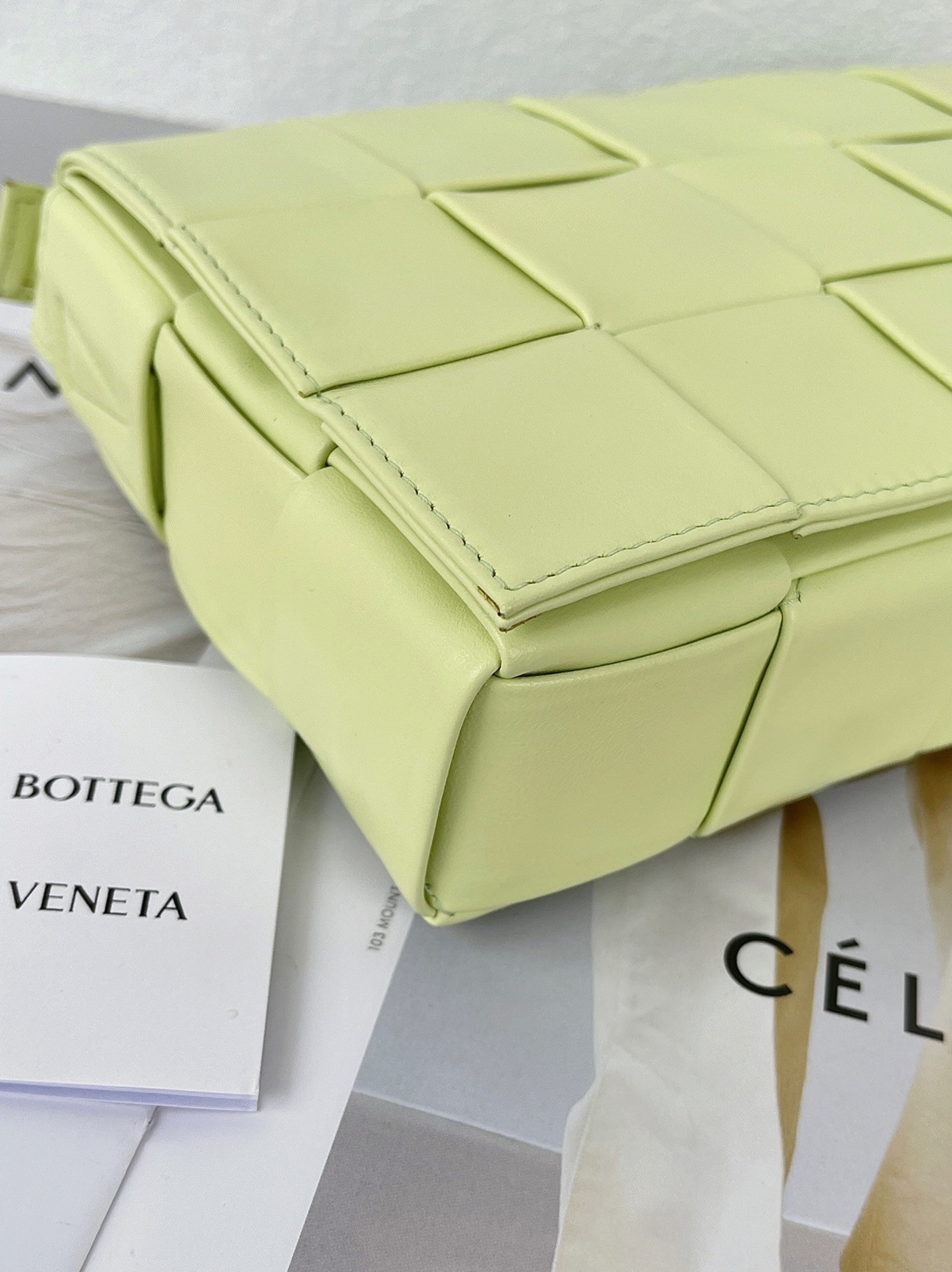 Top Quality Fake Bottega Veneta Cassette Bag In Lemon Washed