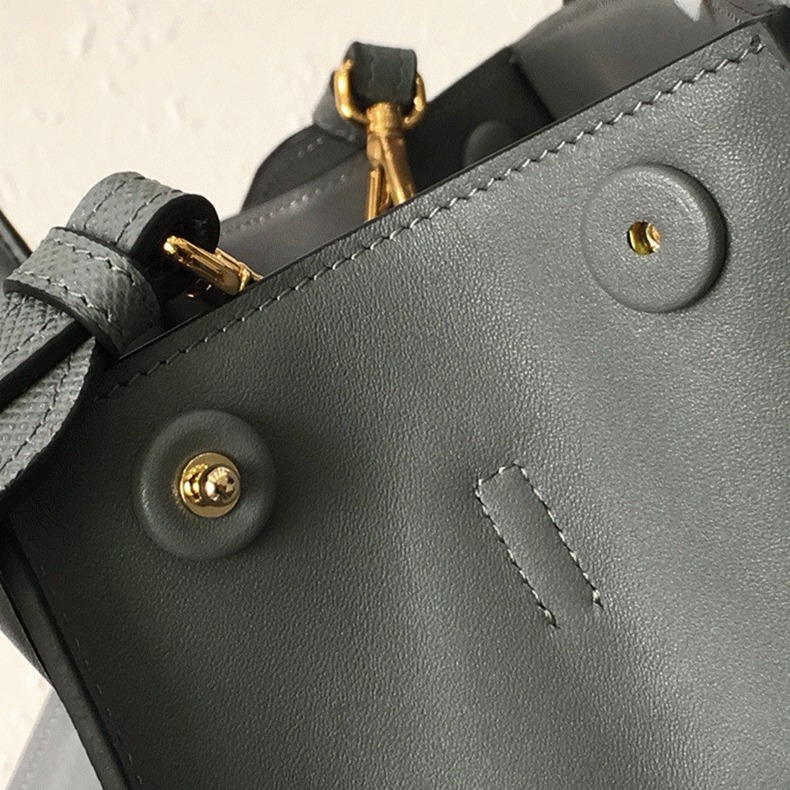Prada Monochrome Small Bag Fake in Grey