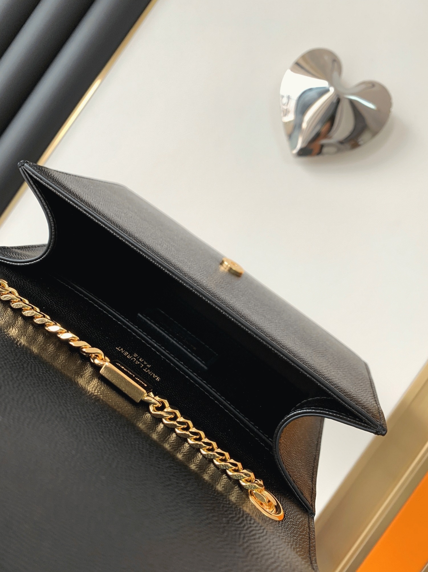 Fake Saint Laurent Kate Small Tassel Bag Black