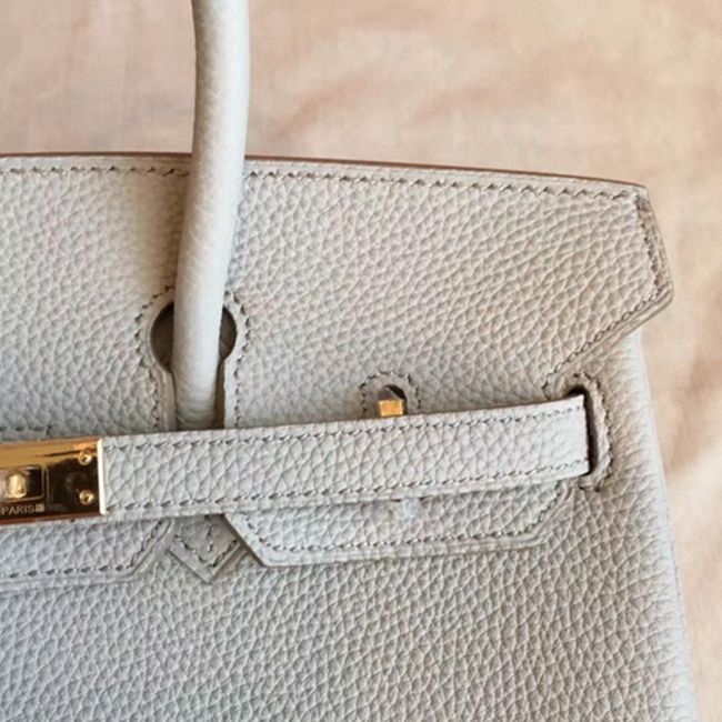 Pearl Grey Knockoff Designer Hermes Birkin 30cm Bag