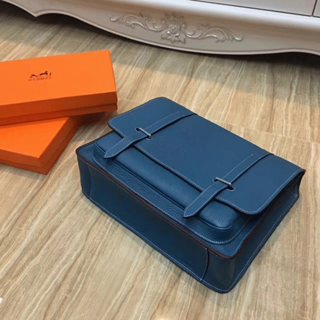 Blue Jean Replica Hermes Steve Messenger Bag