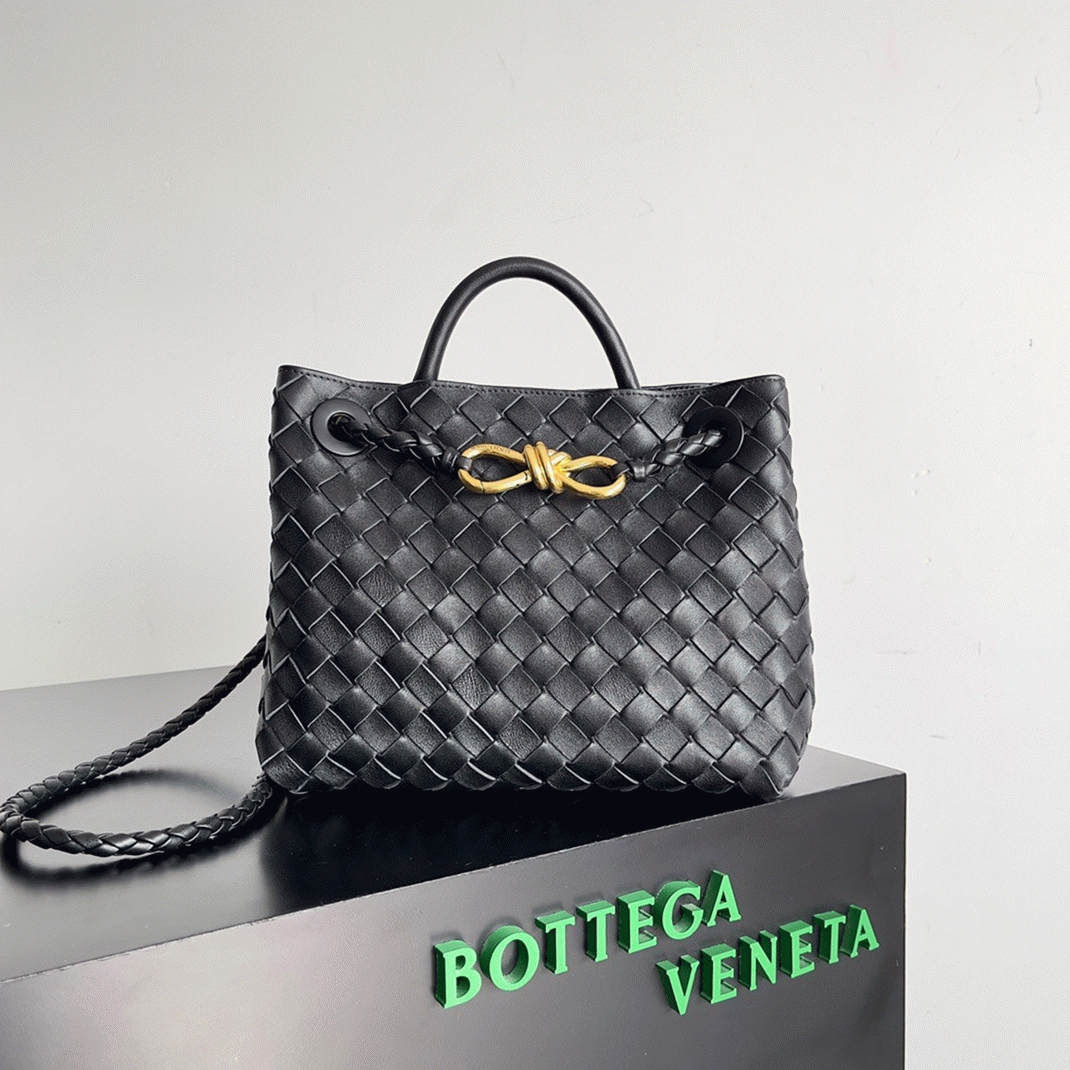 Fake Bottega Veneta Small Andiamo Bag Black