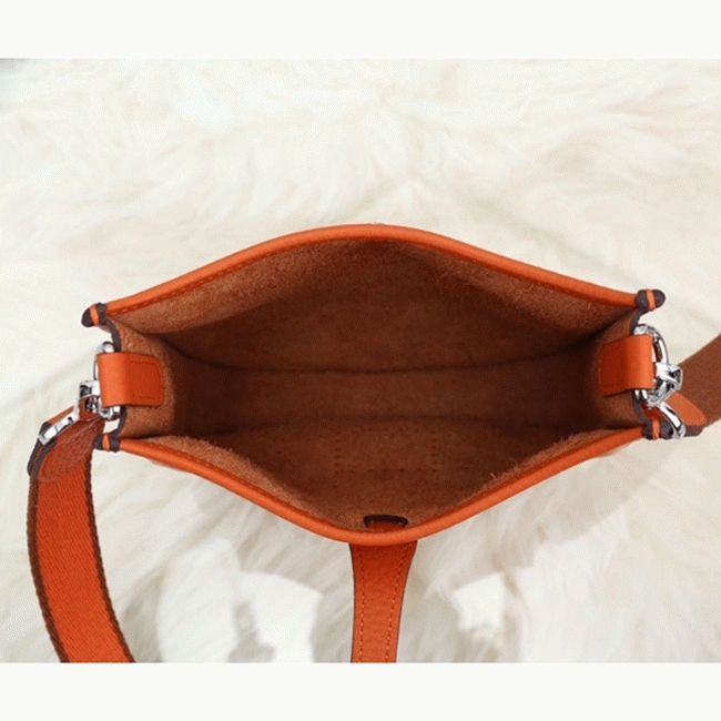 Orange Evelyne II TPM Bag Fake Luxury Hermes Small Messenger