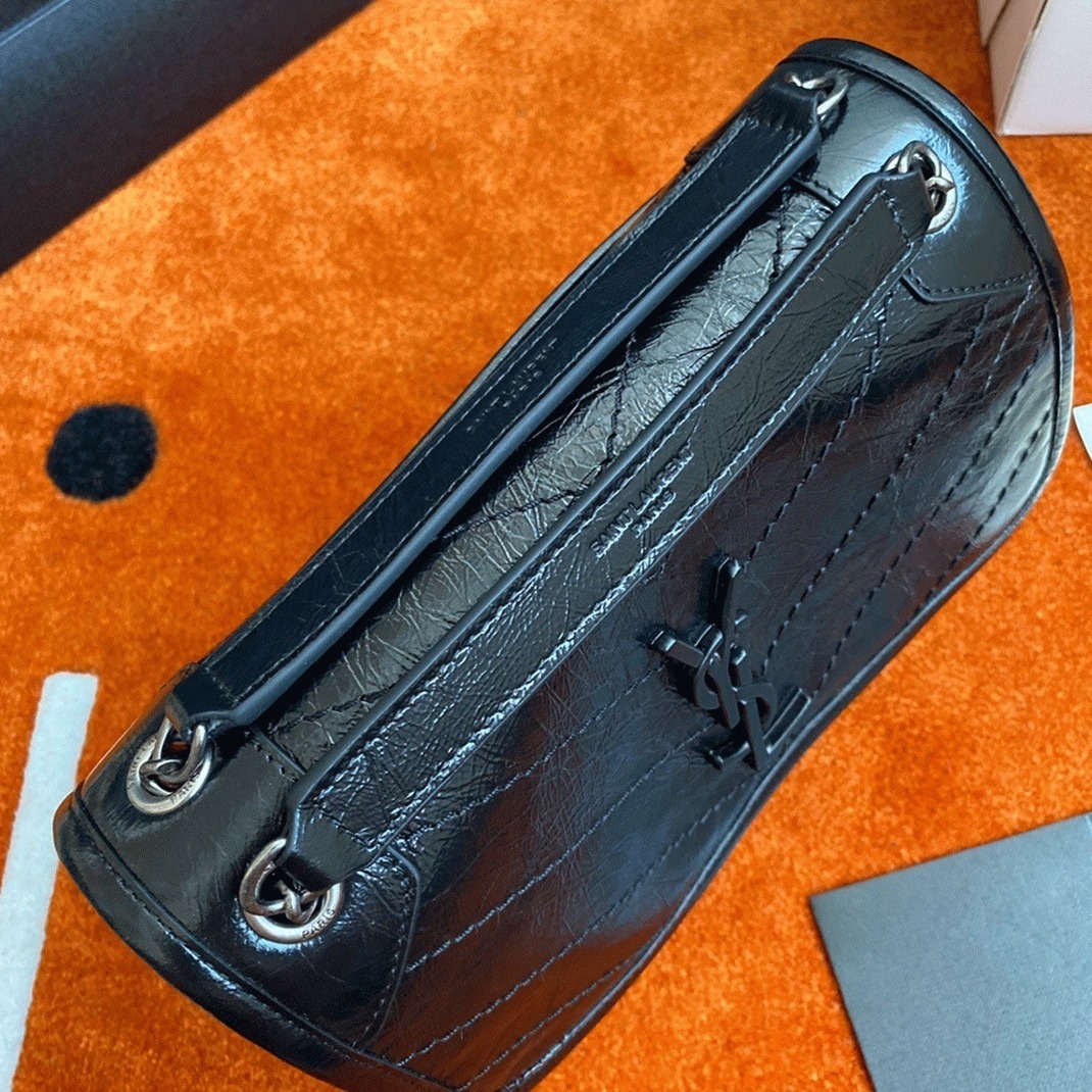 Fake Saint Laurent Niki Baby Chain Bag Noir
