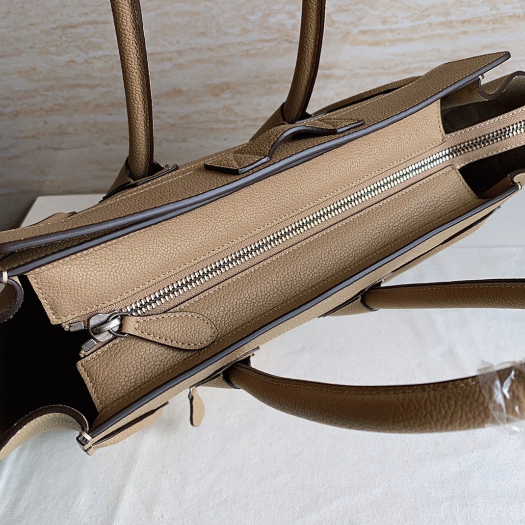 Celine Mini Luggage Tote Bag Replica in Dune