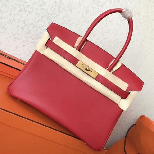 Red Luxury Knockoff Hermes Birkin 30cm Purse