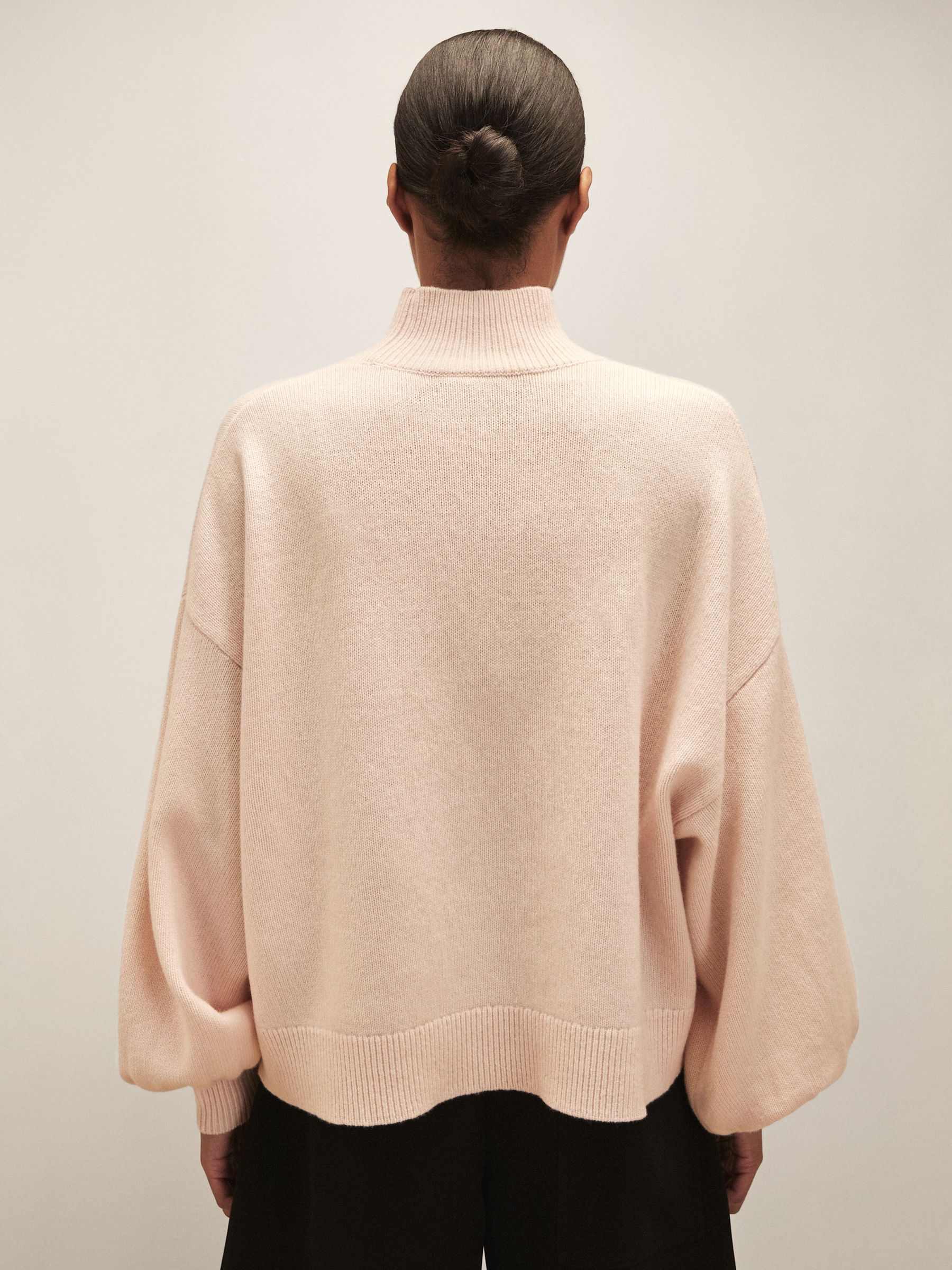 Reiss | Royal Ballet Batwing Jumper in Blush Pink