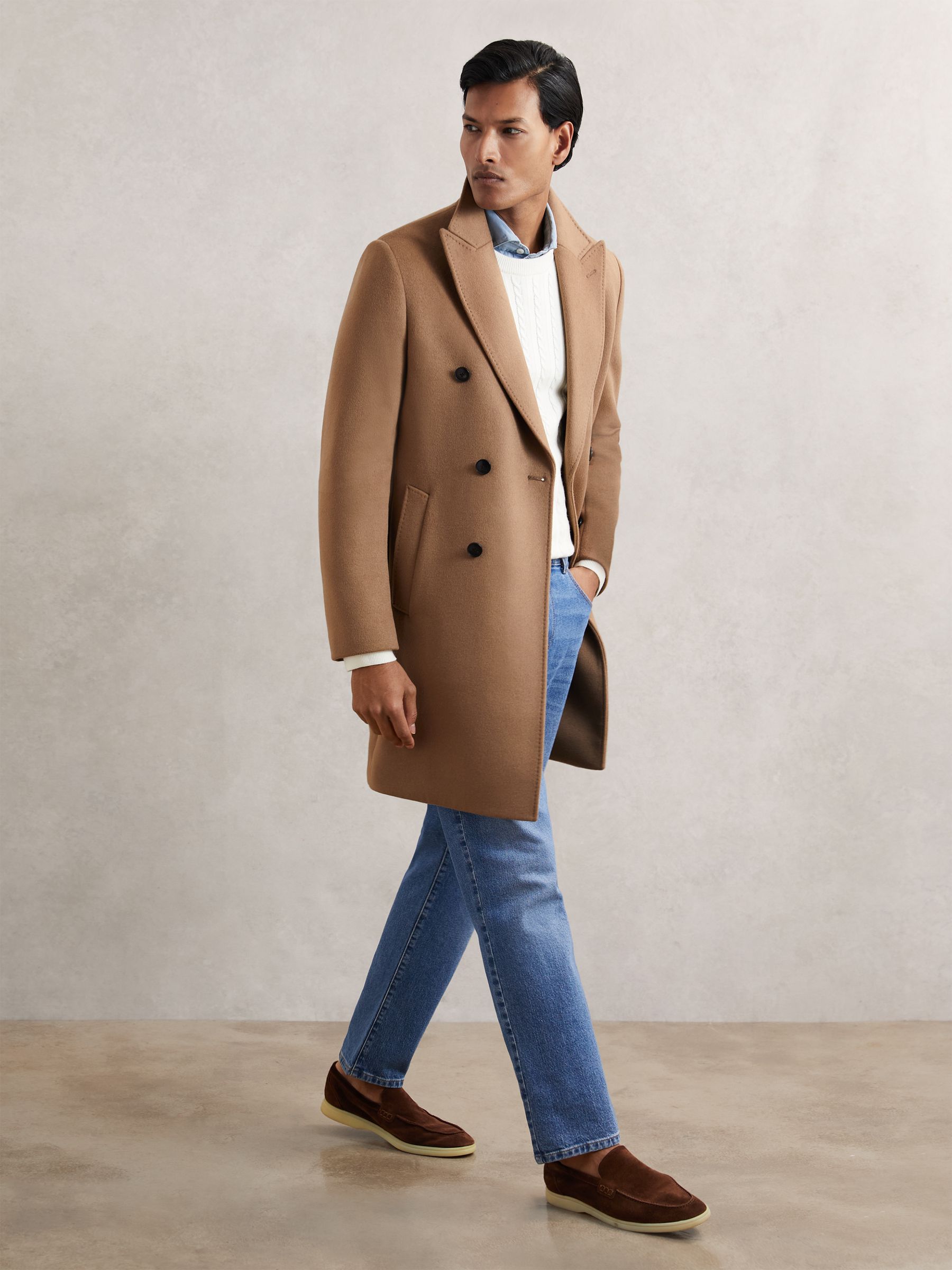 Cable-Knit Jumper With Wool in White