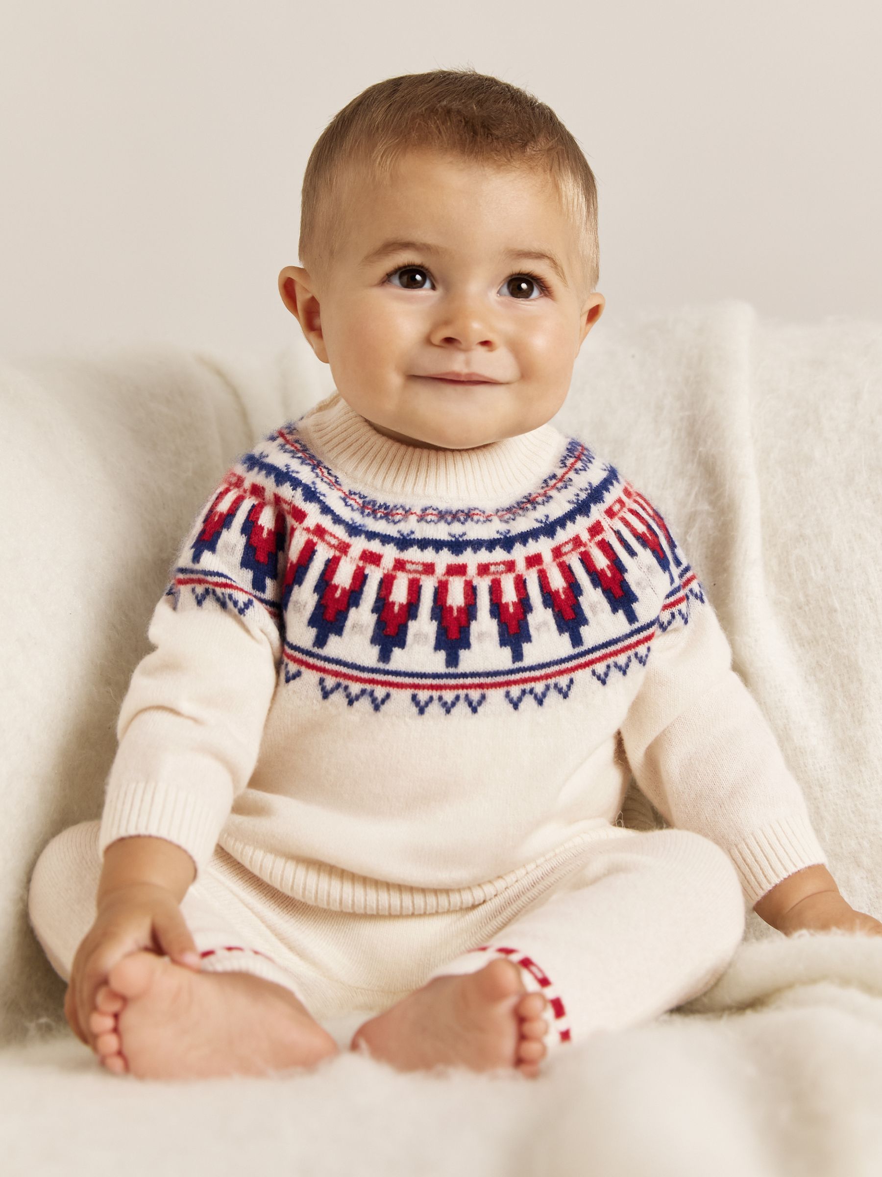 100% Cashmere Jumper and Leggings Set in Ivory