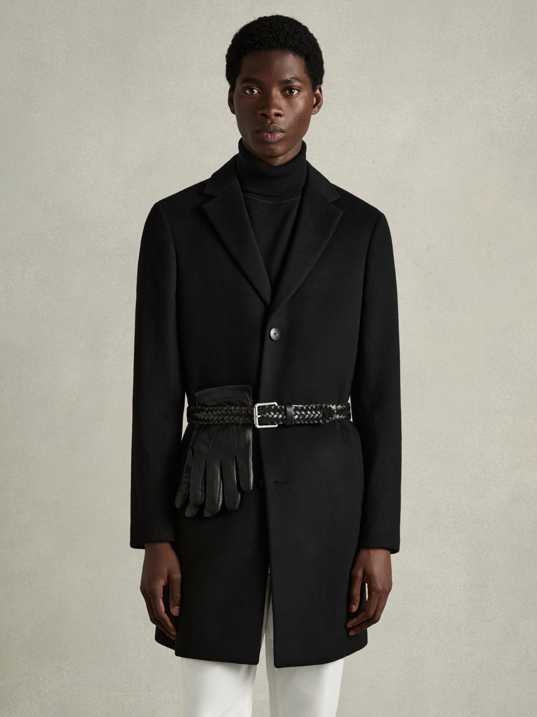 Nappa Leather Gloves in Black