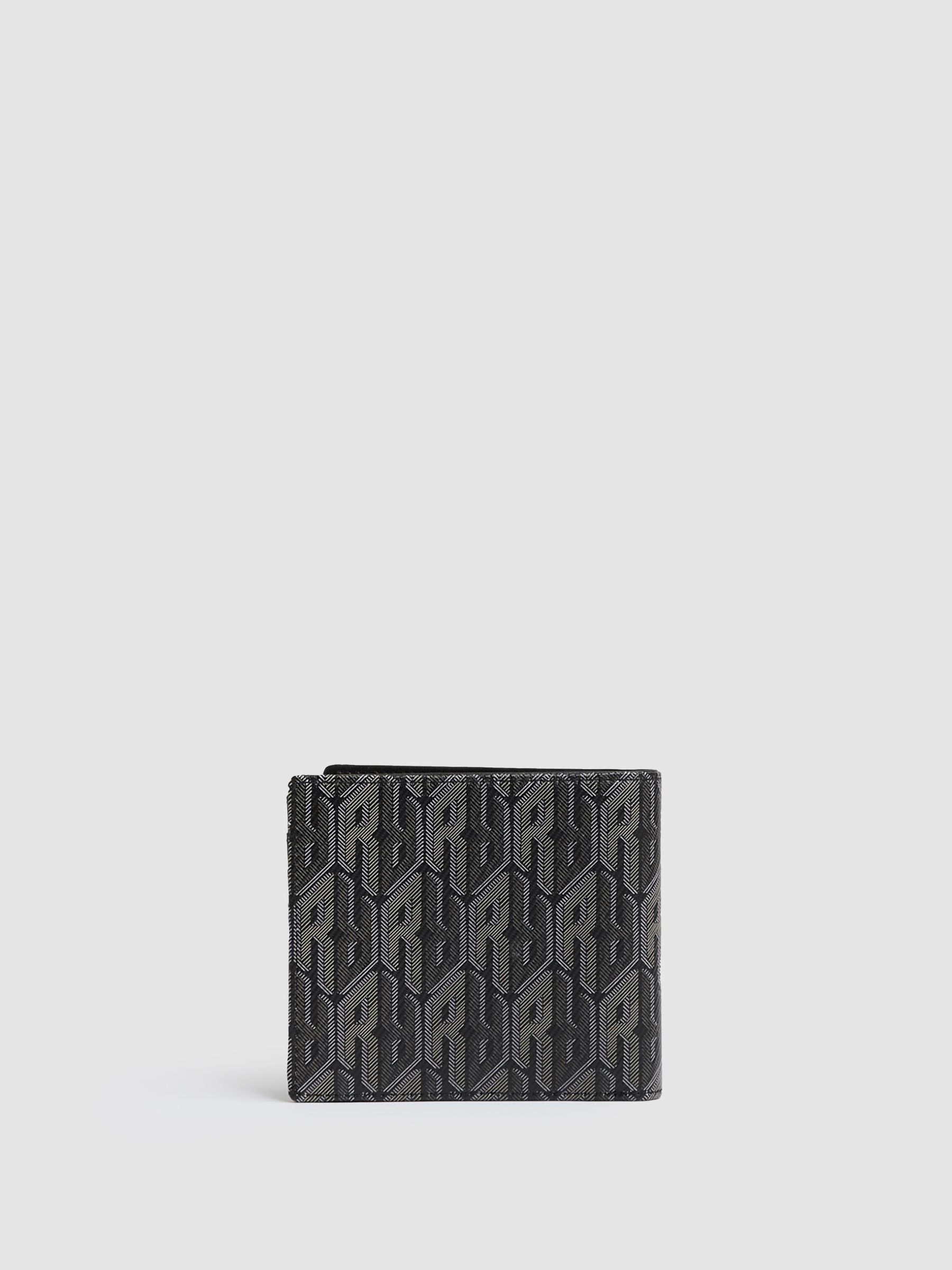 Coated Canvas Monogram Wallet in Black
