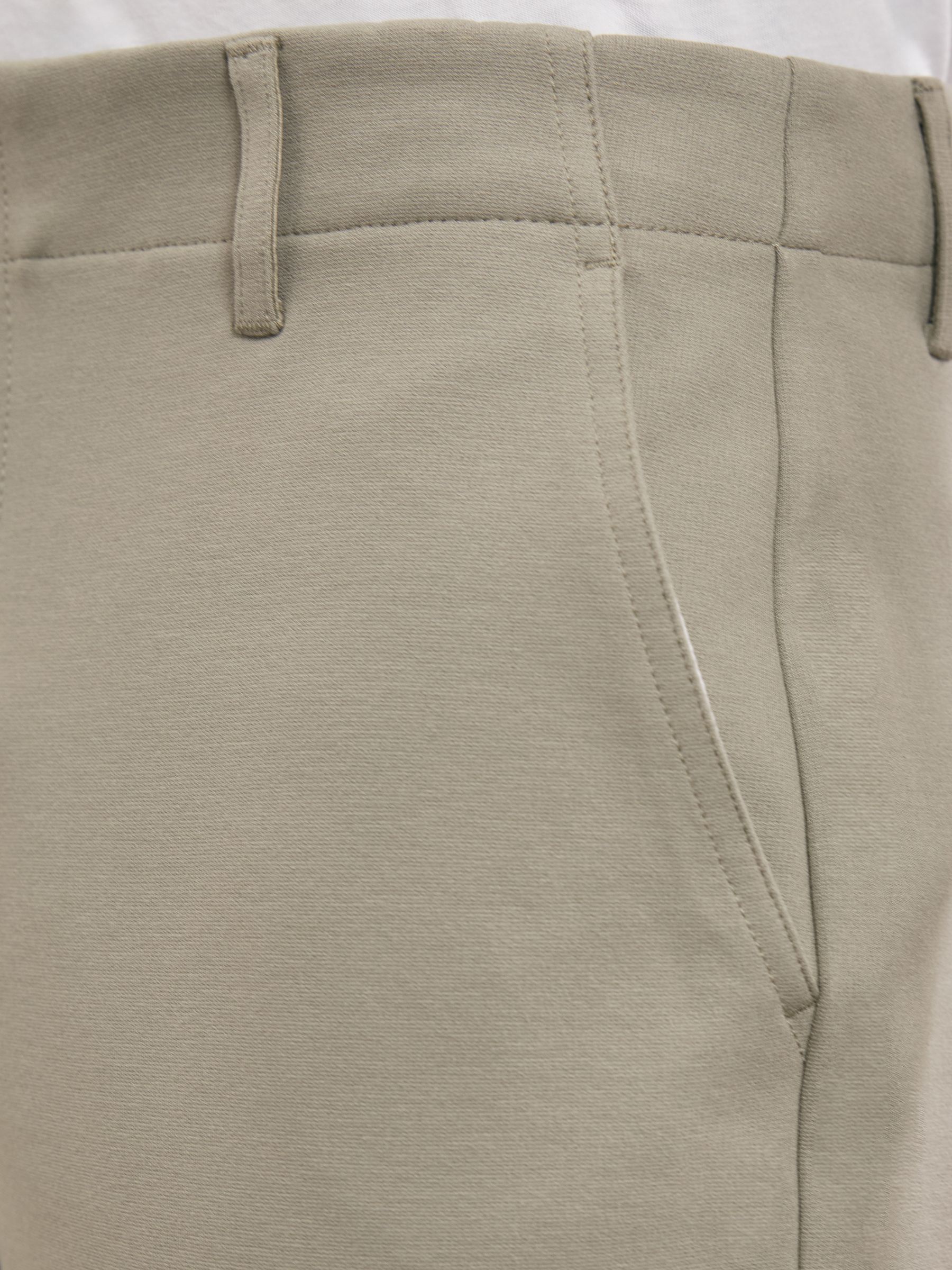 Paige Slim-Fit Stretch Shorts in Light Green