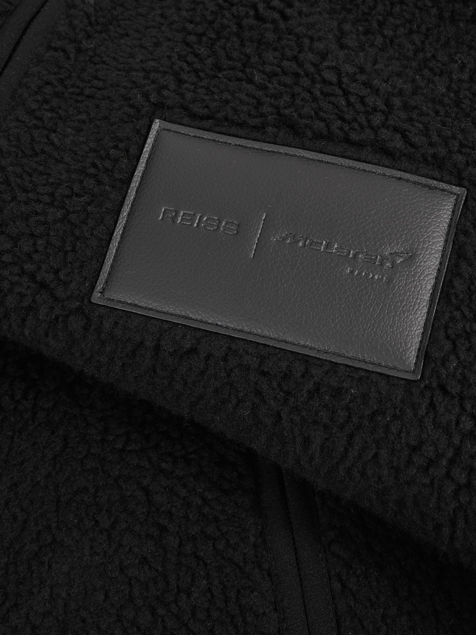 McLaren F1 Team Embroidered Fleece Jacket Unisex Fit in Black