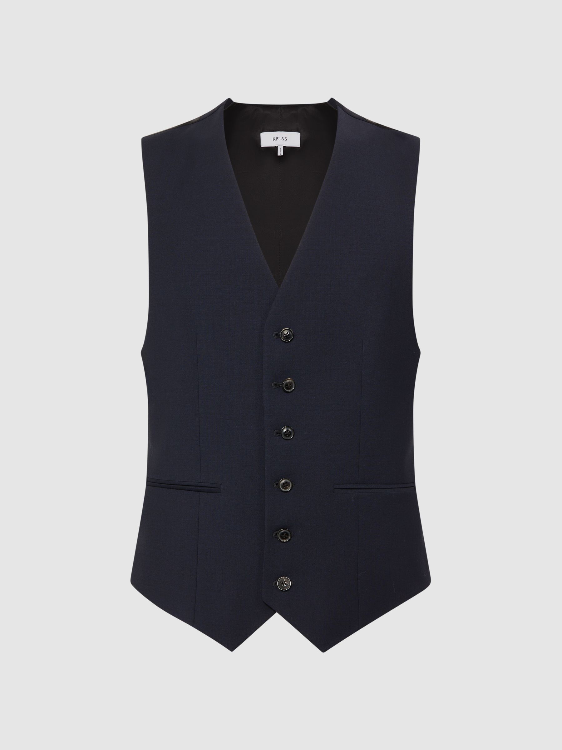 Modern Fit Travel Waistcoat in Navy