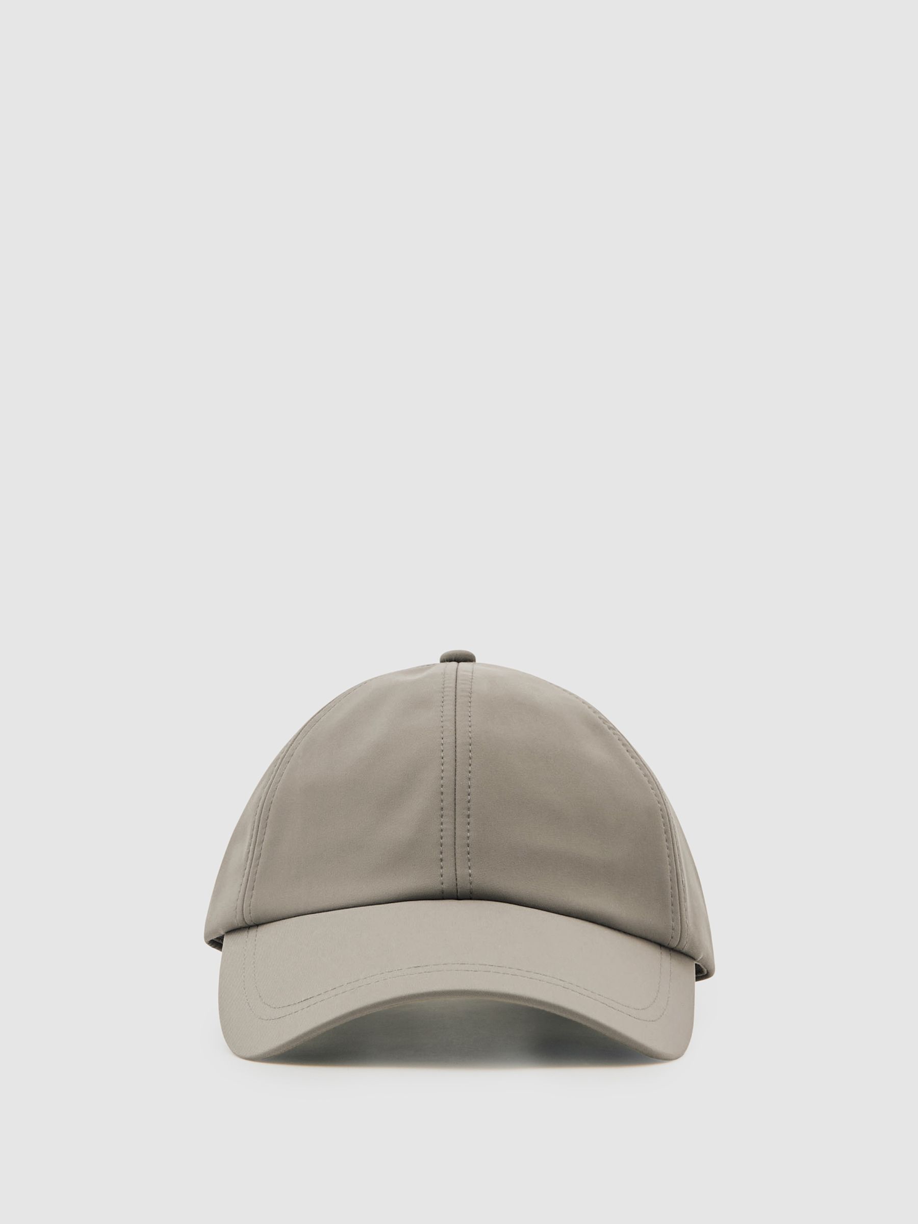 Embroidered Logo Tech Baseball Cap in Black