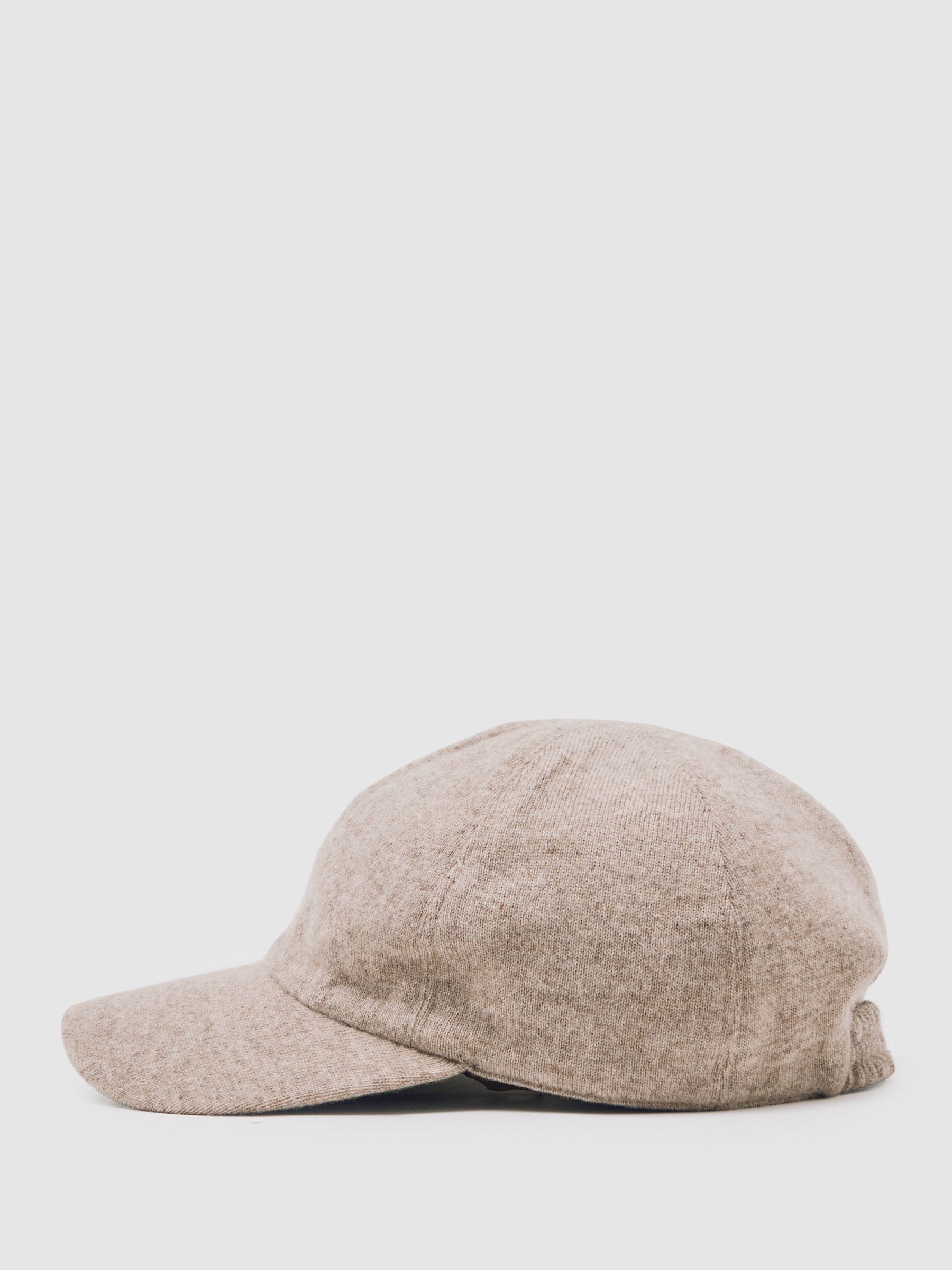 Atelier 100% Cashmere Cap in Oatmeal Melange