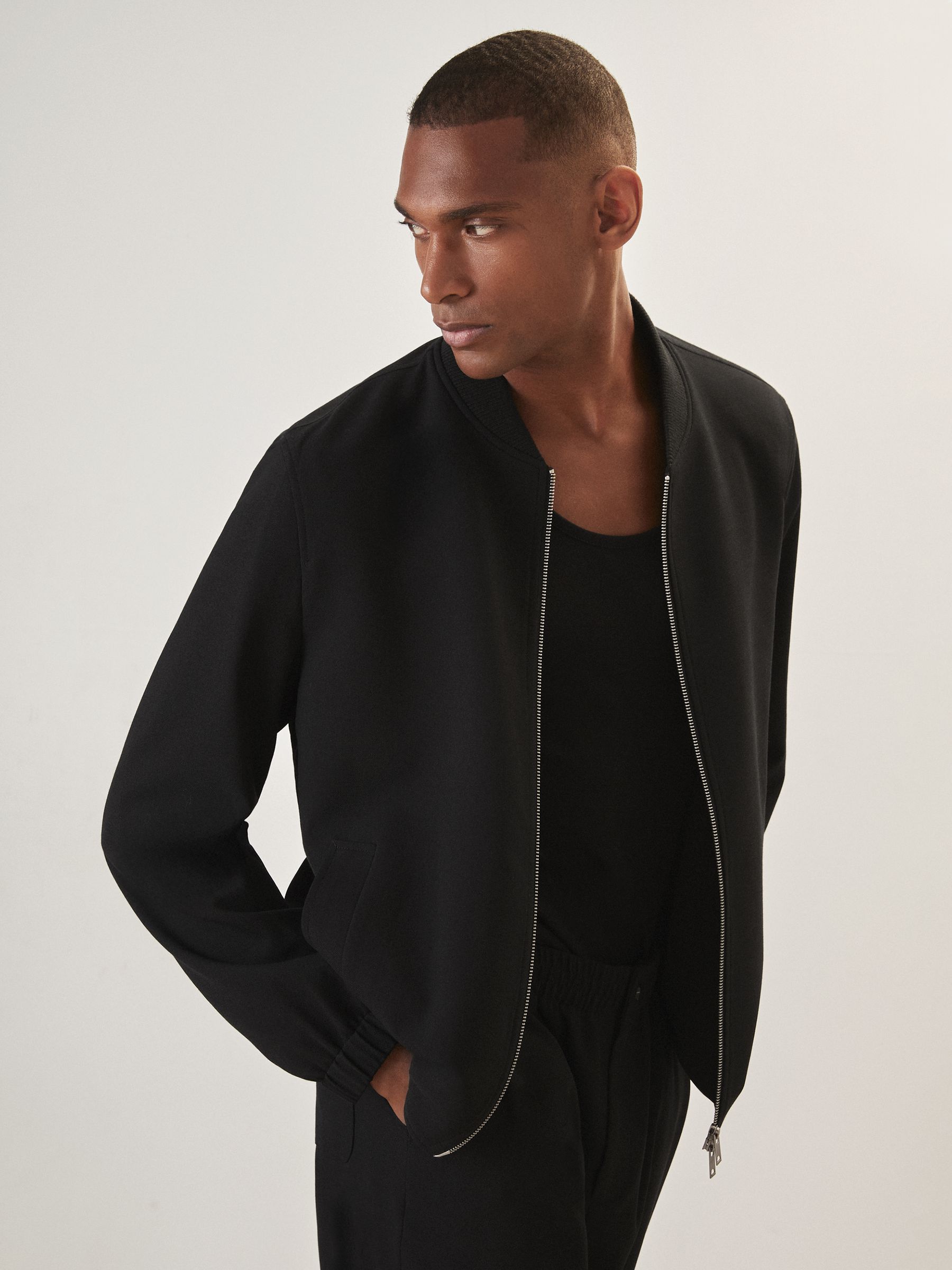 Reiss | Royal Ballet Bomber Jacket in Black