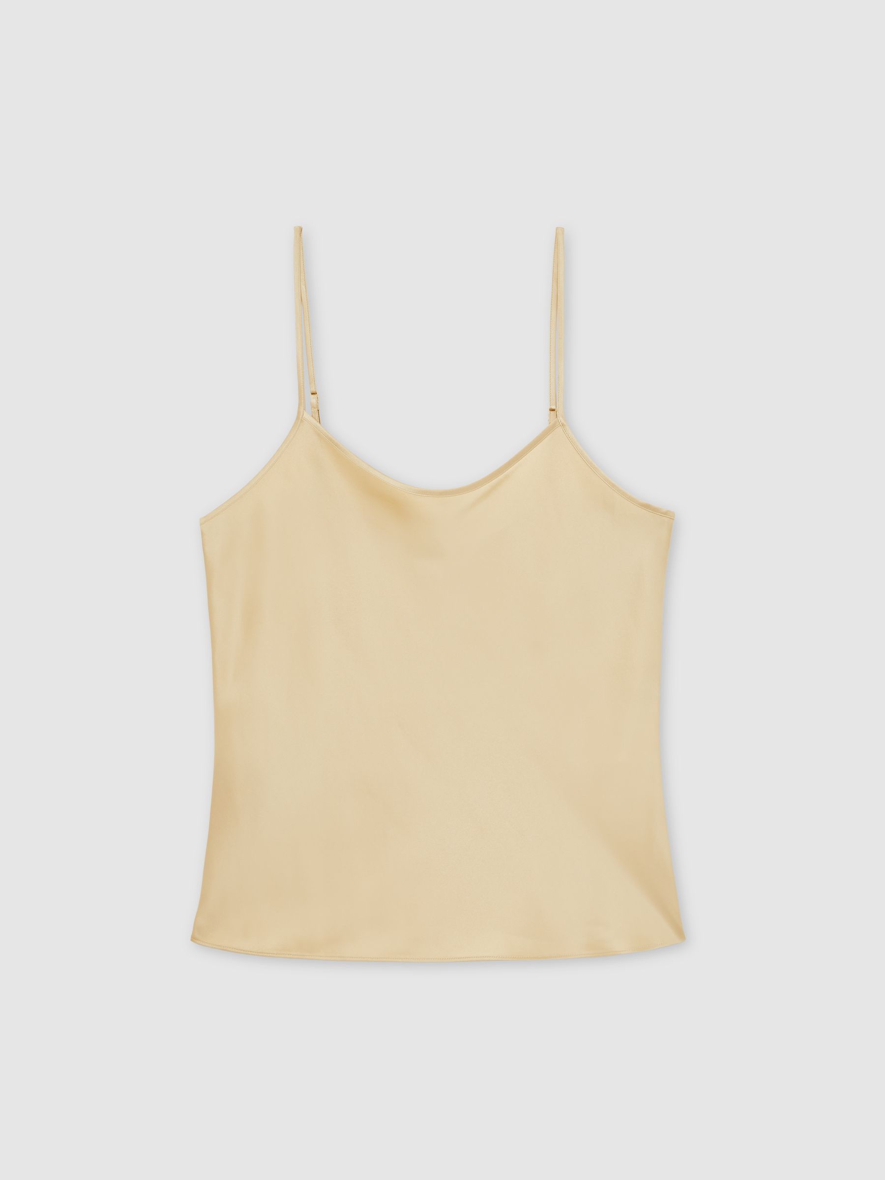 Silk Cami Top in Gold