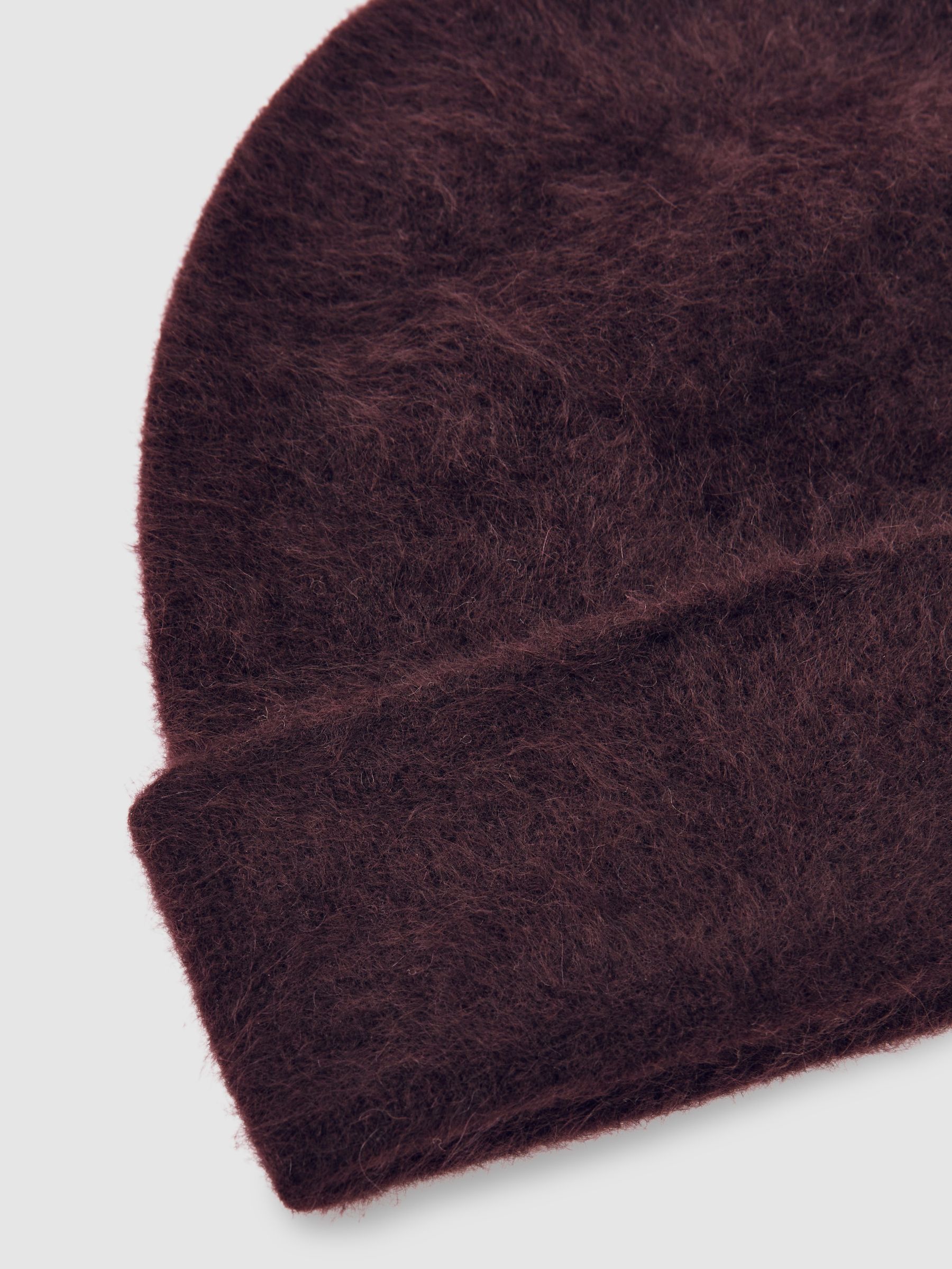 100% Cashmere Beanie in Burgundy