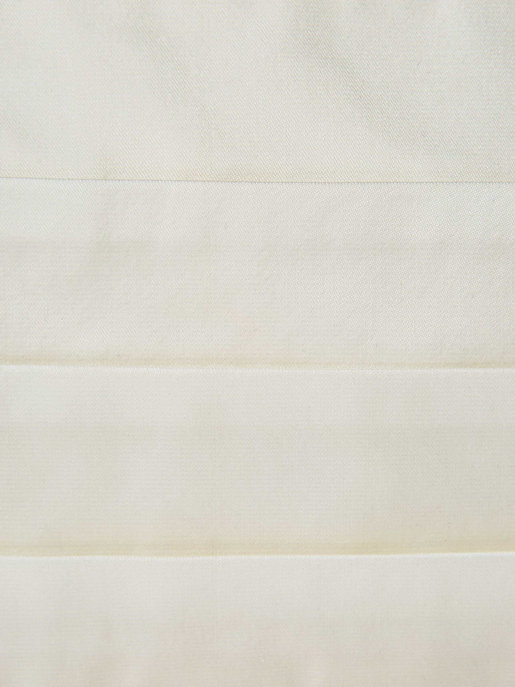 Silk Grosgrain Cummerbund in Ivory