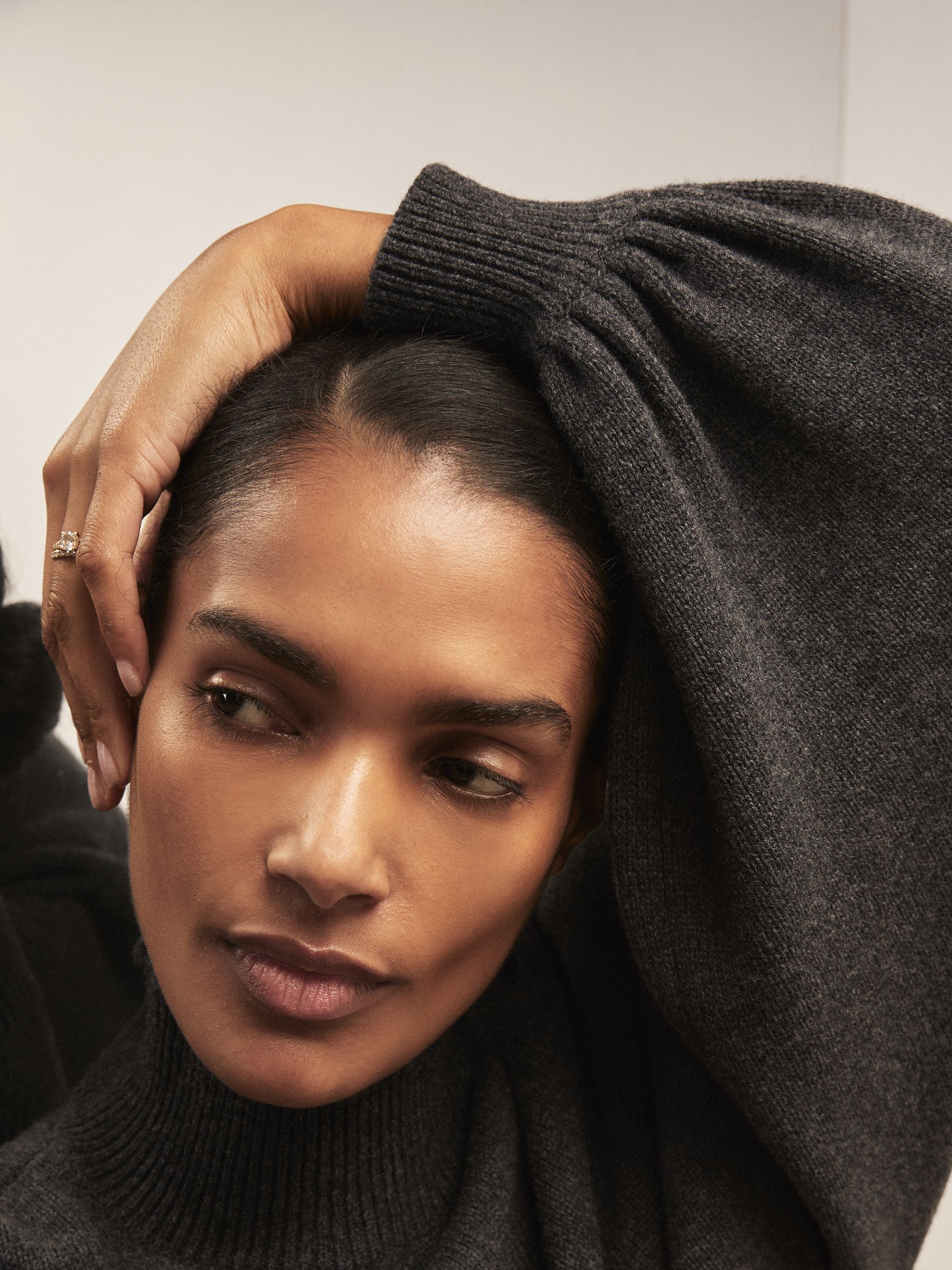 Reiss | Royal Ballet Batwing Jumper in Charcoal Grey