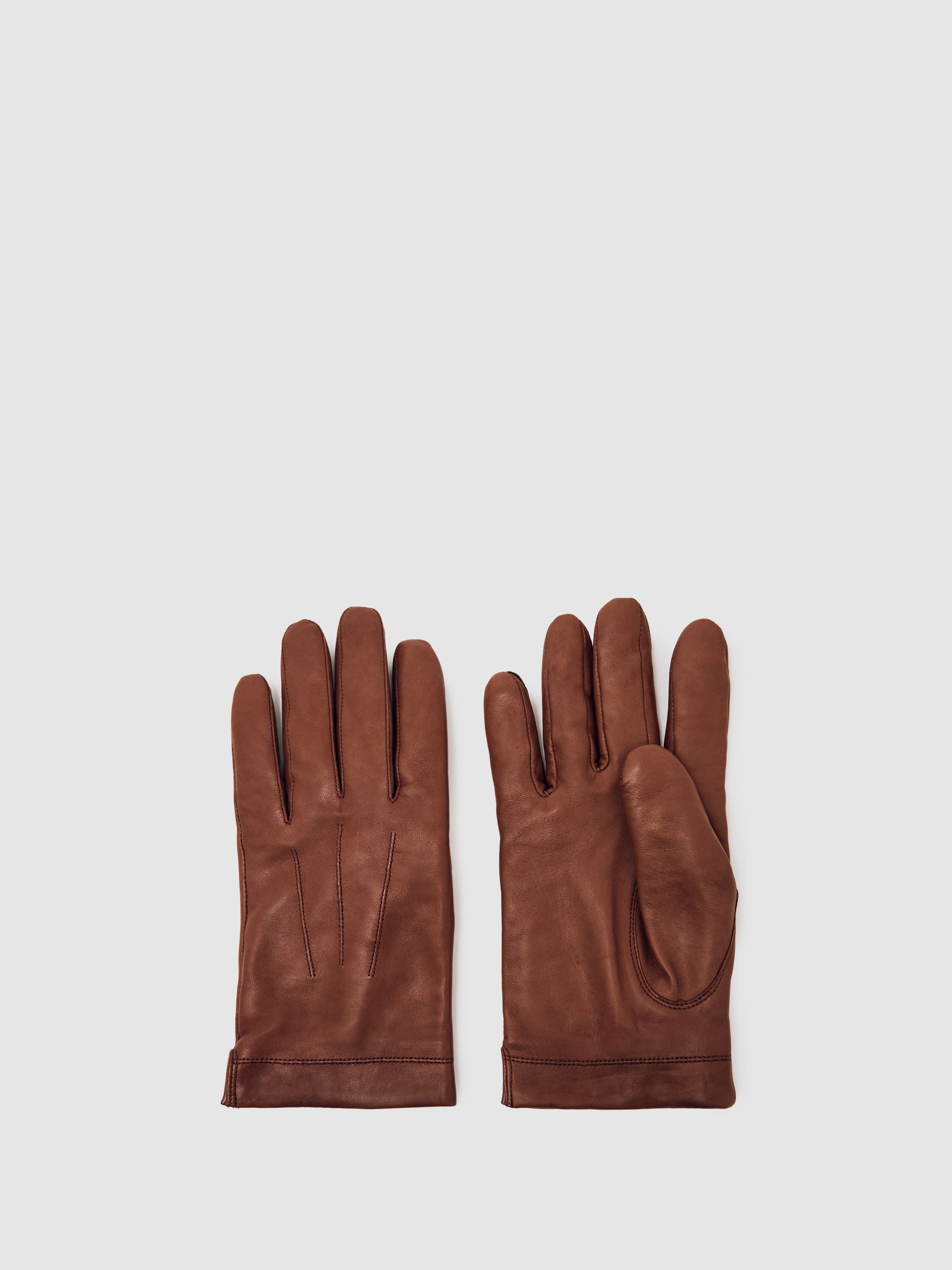 Nappa Leather Gloves in Cognac