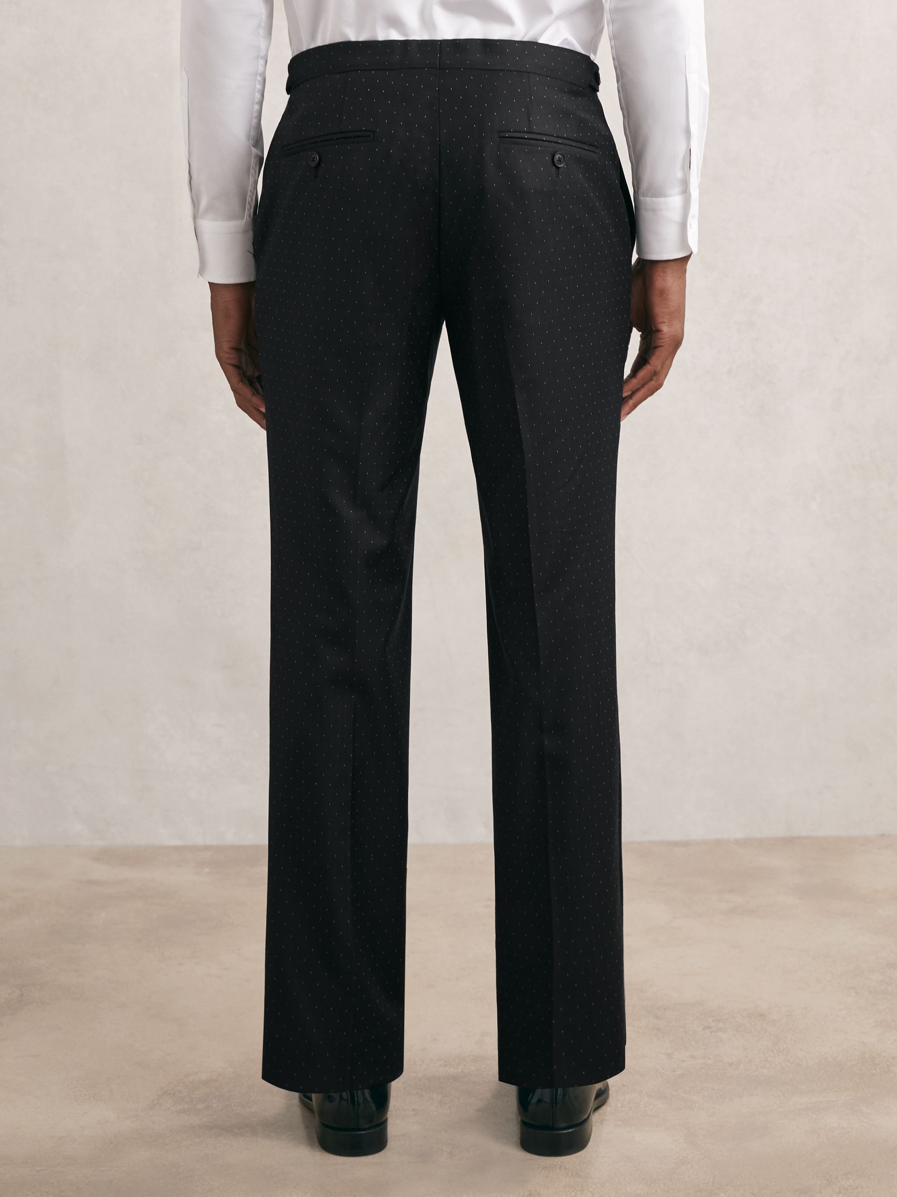Suit Trousers in Midnight Navy