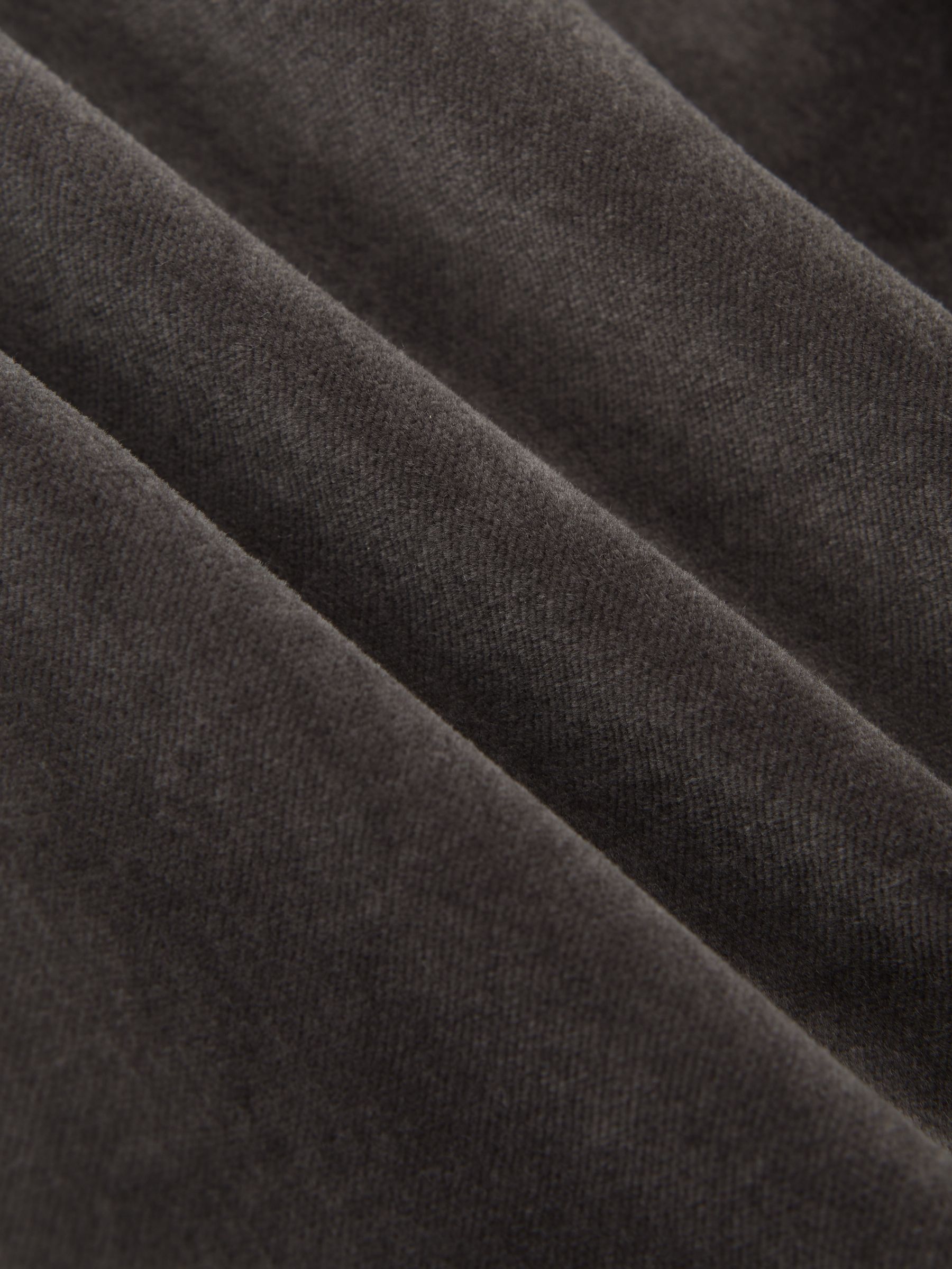 Single-Breasted Velvet Blazer Tailored-Fit in Grey