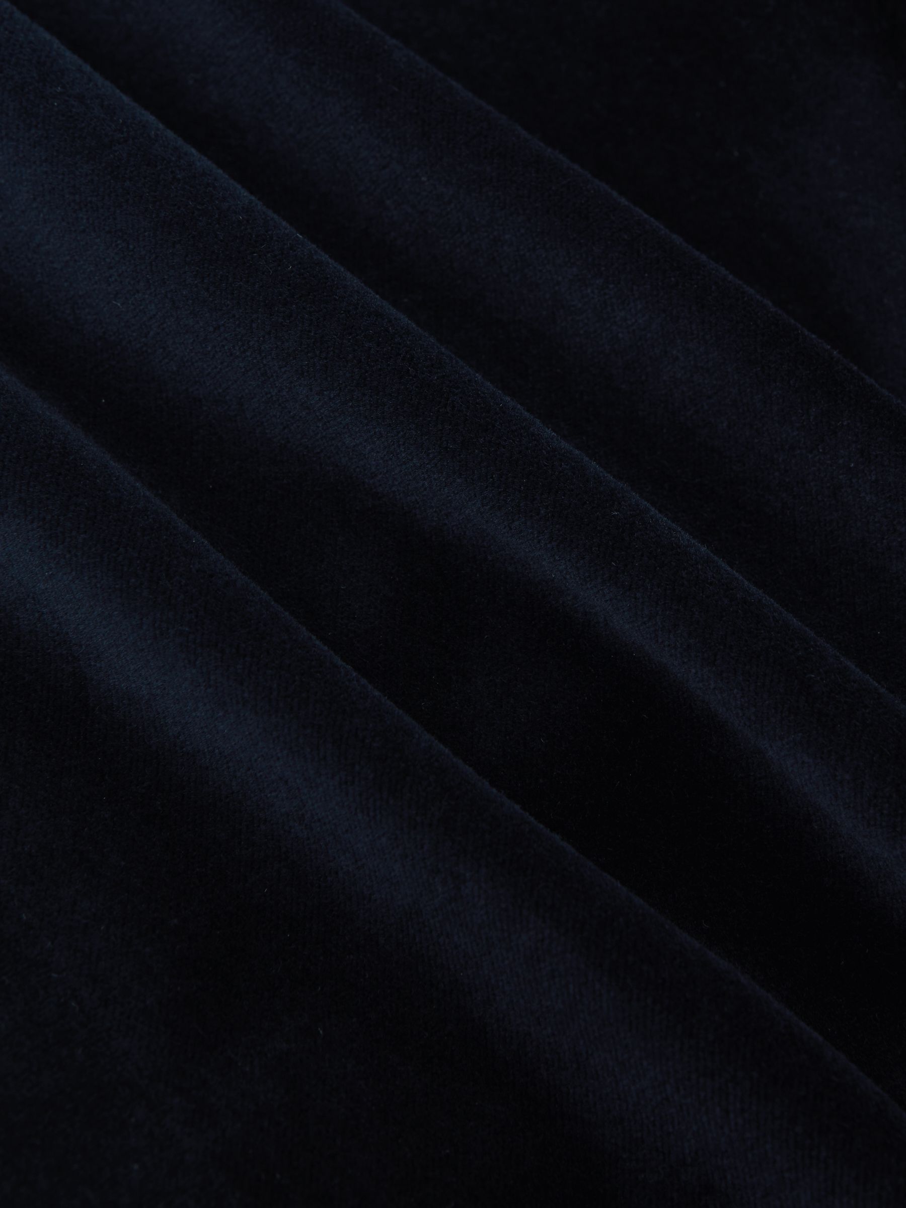 Double-Breasted Velvet Blazer Slim-Fit in Navy