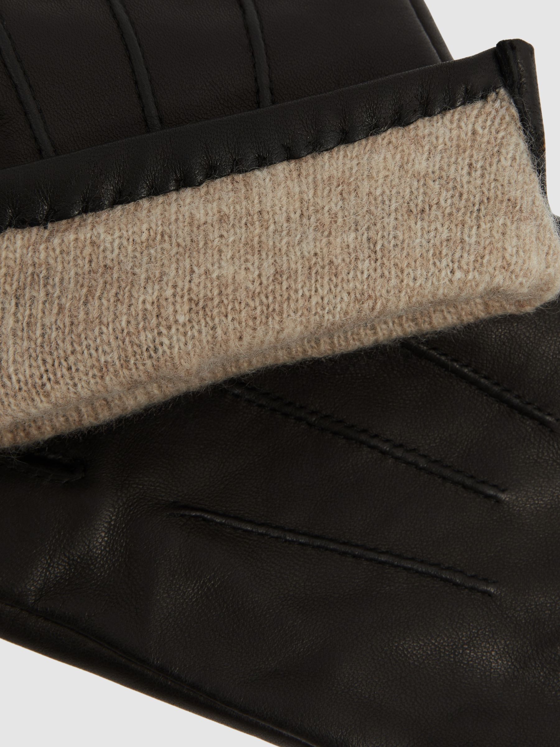 Nappa Leather Gloves in Black