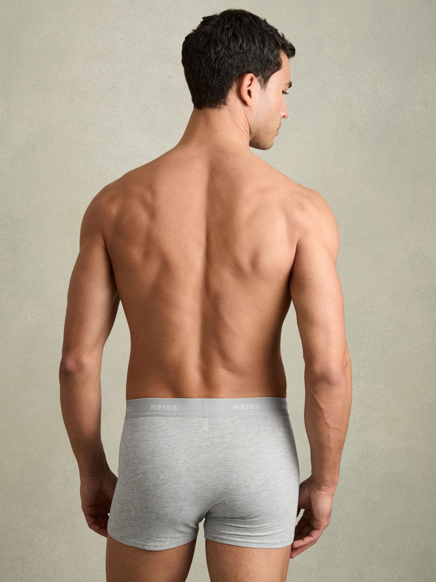 Three Pack Cotton Boxers in Multi