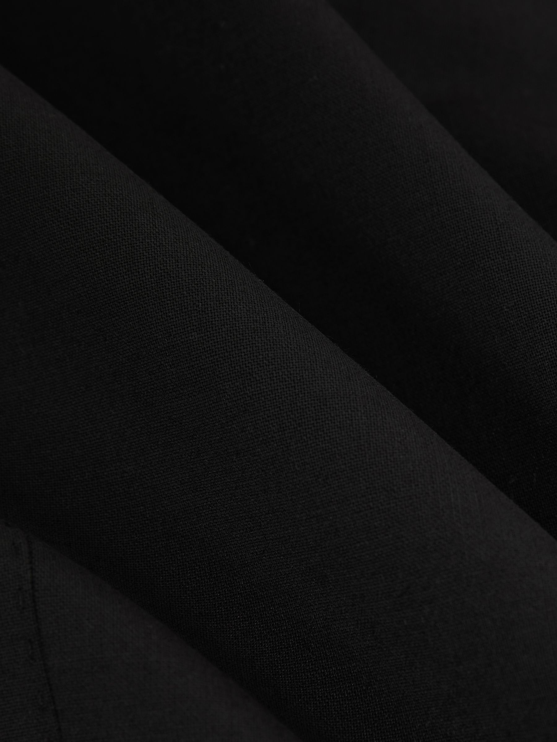 Wool-Blend Single-Breasted Suit Blazer Slim-Fit in Black