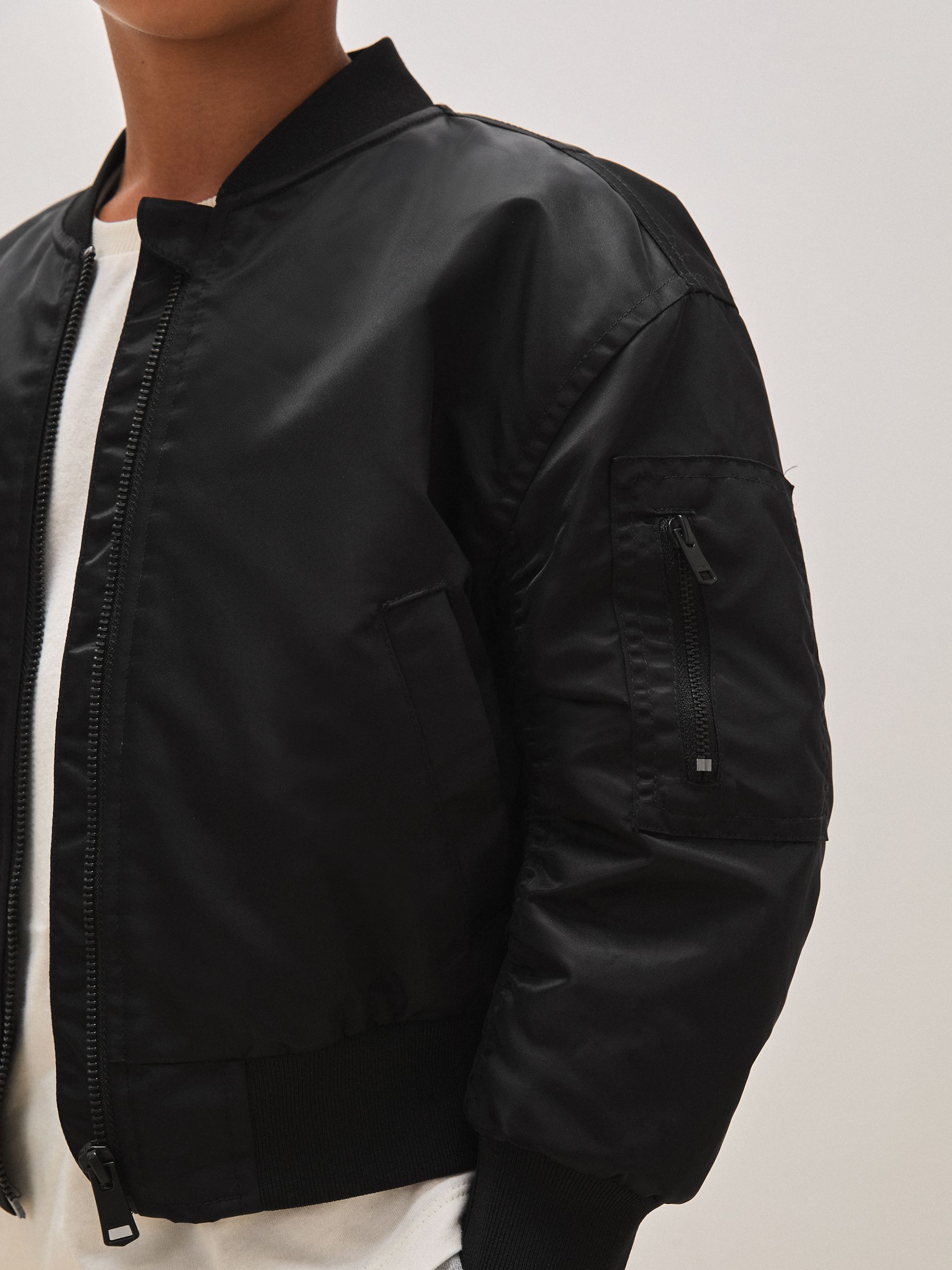 3-9 yrs Reiss | Royal Ballet Bomber Unisex Fit Jacket in Black