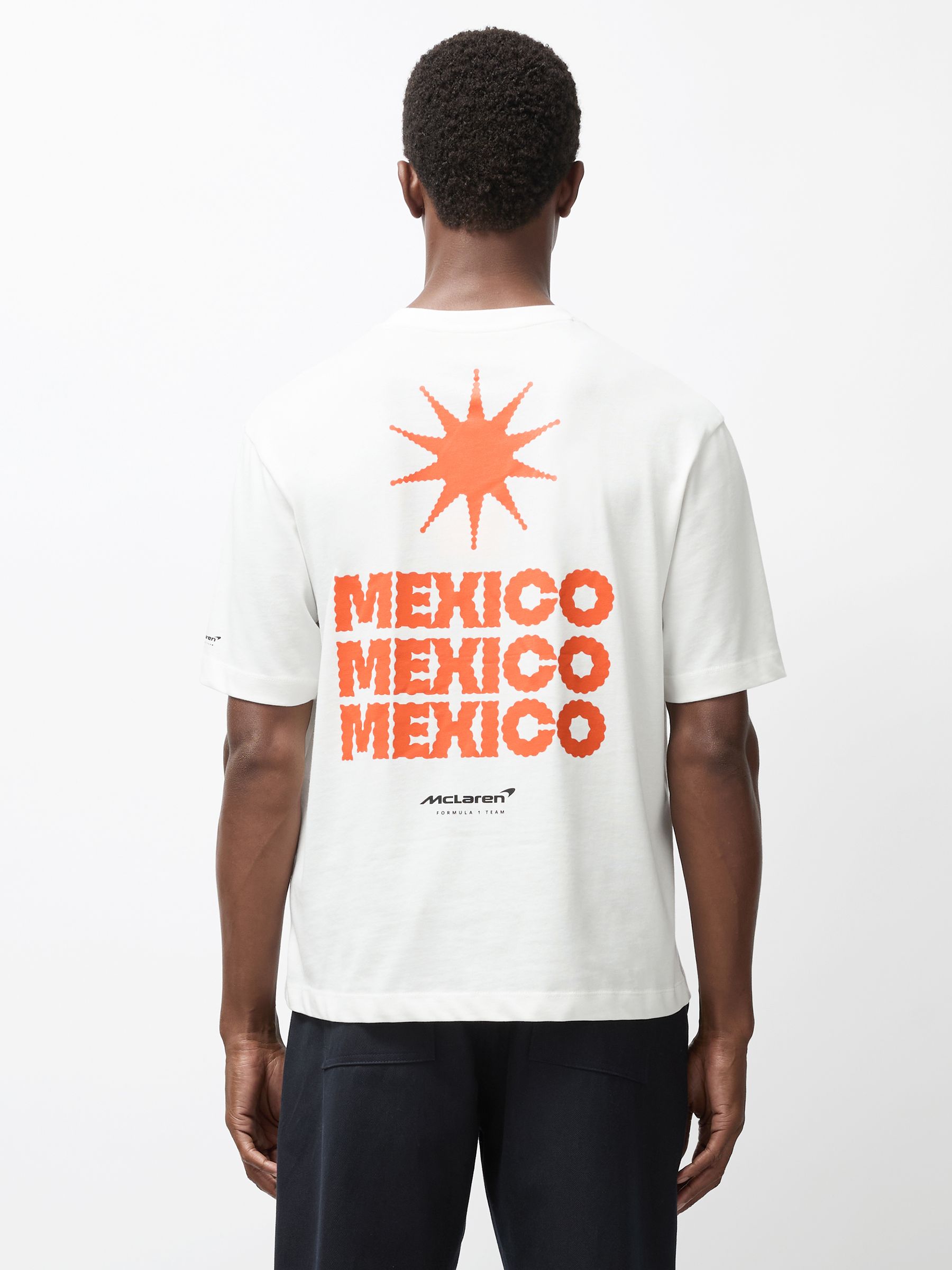 McLaren F1 Team Mexico City T-Shirt Unisex Fit in White