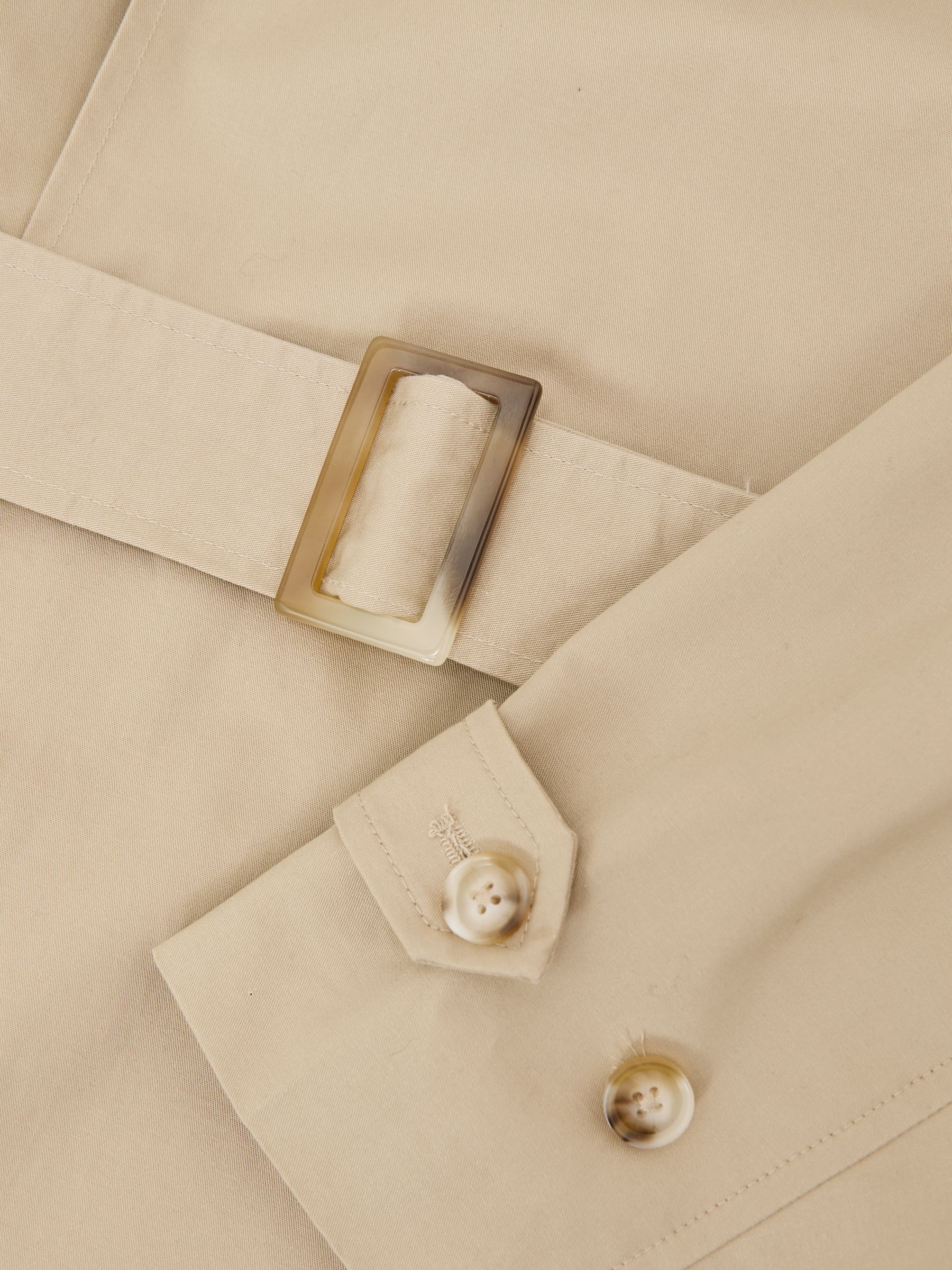 Les Deux Cotton Trench Coat in Dark Sand