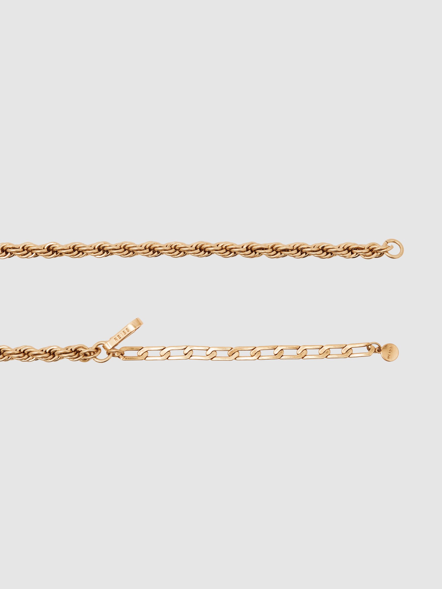 Twist Chain Belt in Gold