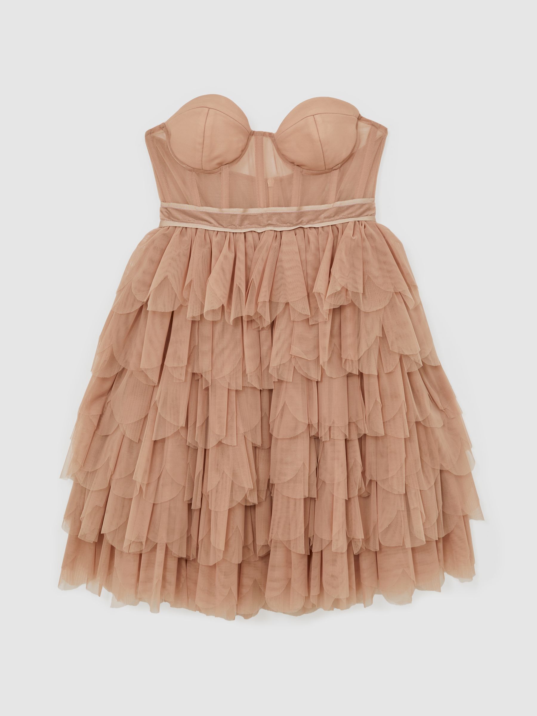 Reiss | Royal Ballet Tulle Mini Dress in Pink
