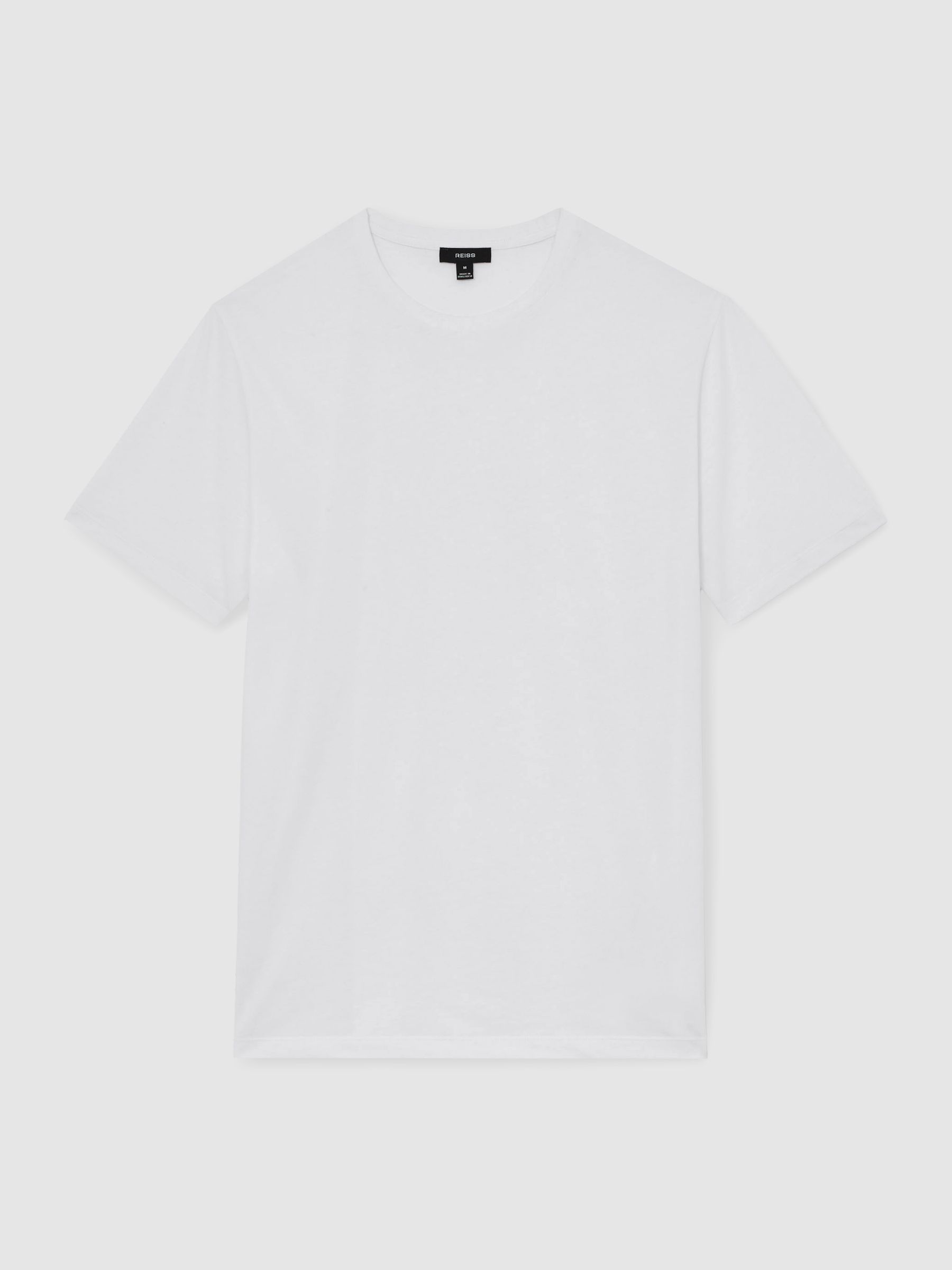 Cotton Crew-Neck T-Shirt in White