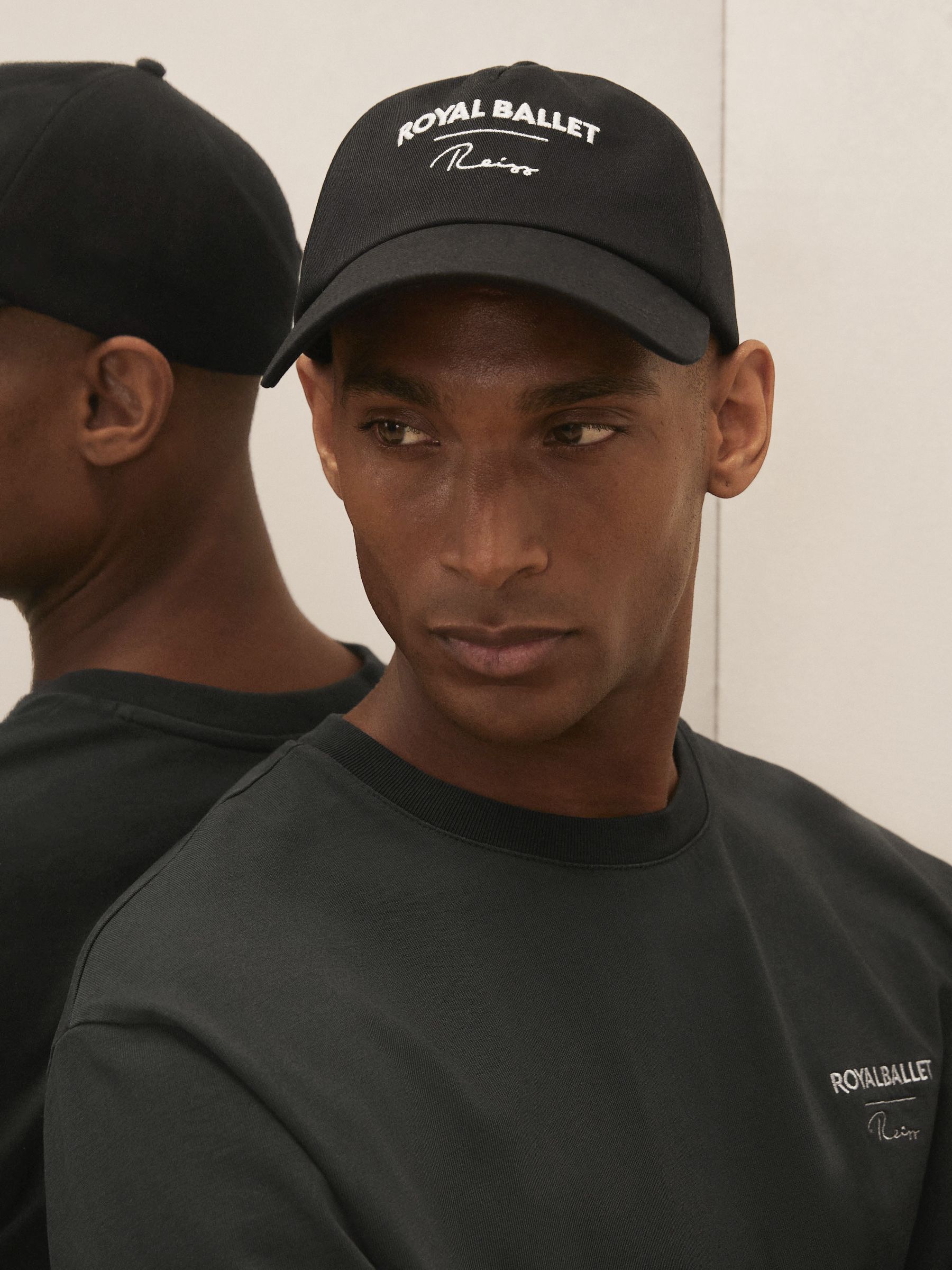 Reiss | Royal Ballet Logo Cap Unisex Fit in Black