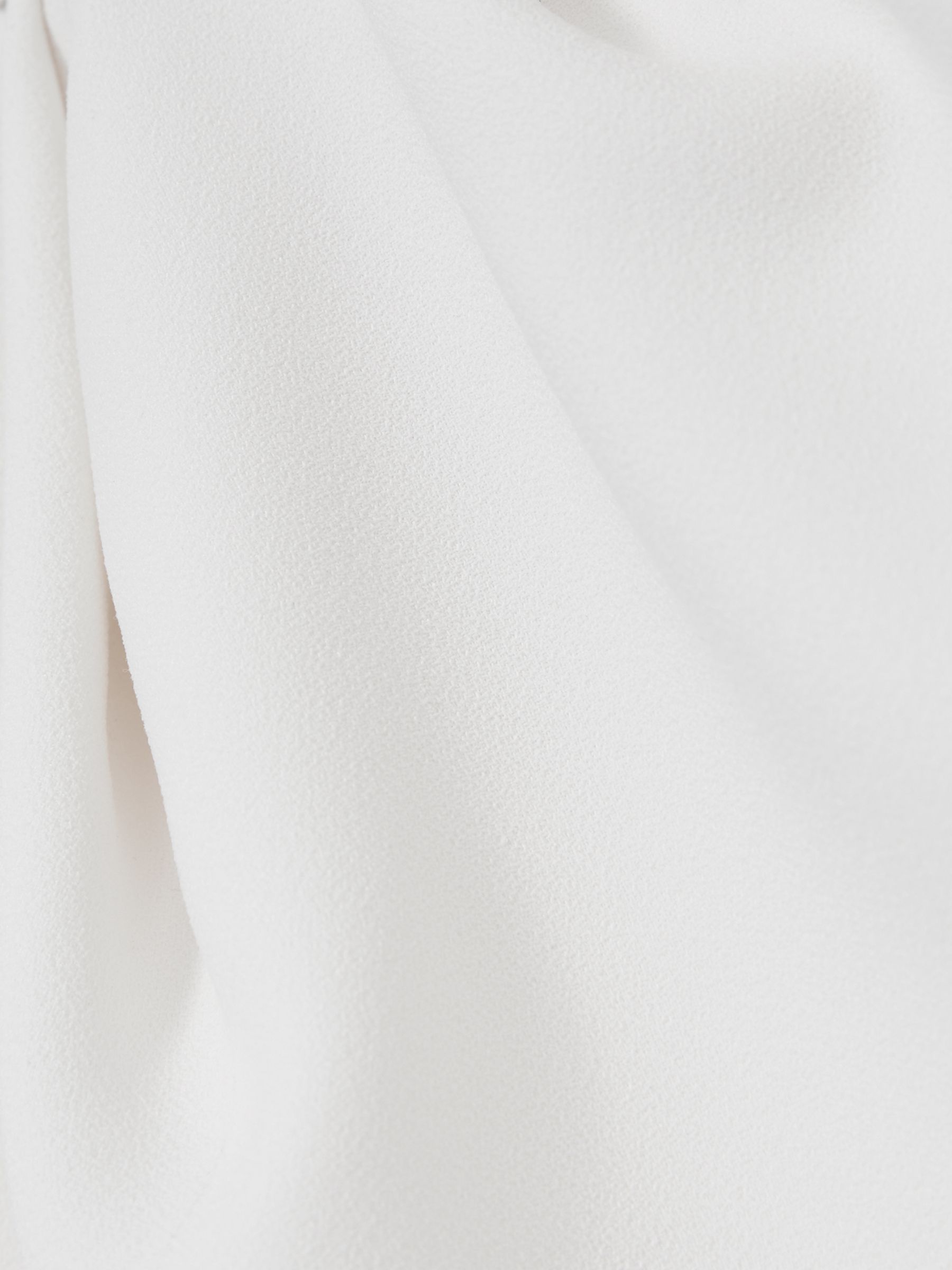 One-Shoulder Draped Top in Ivory