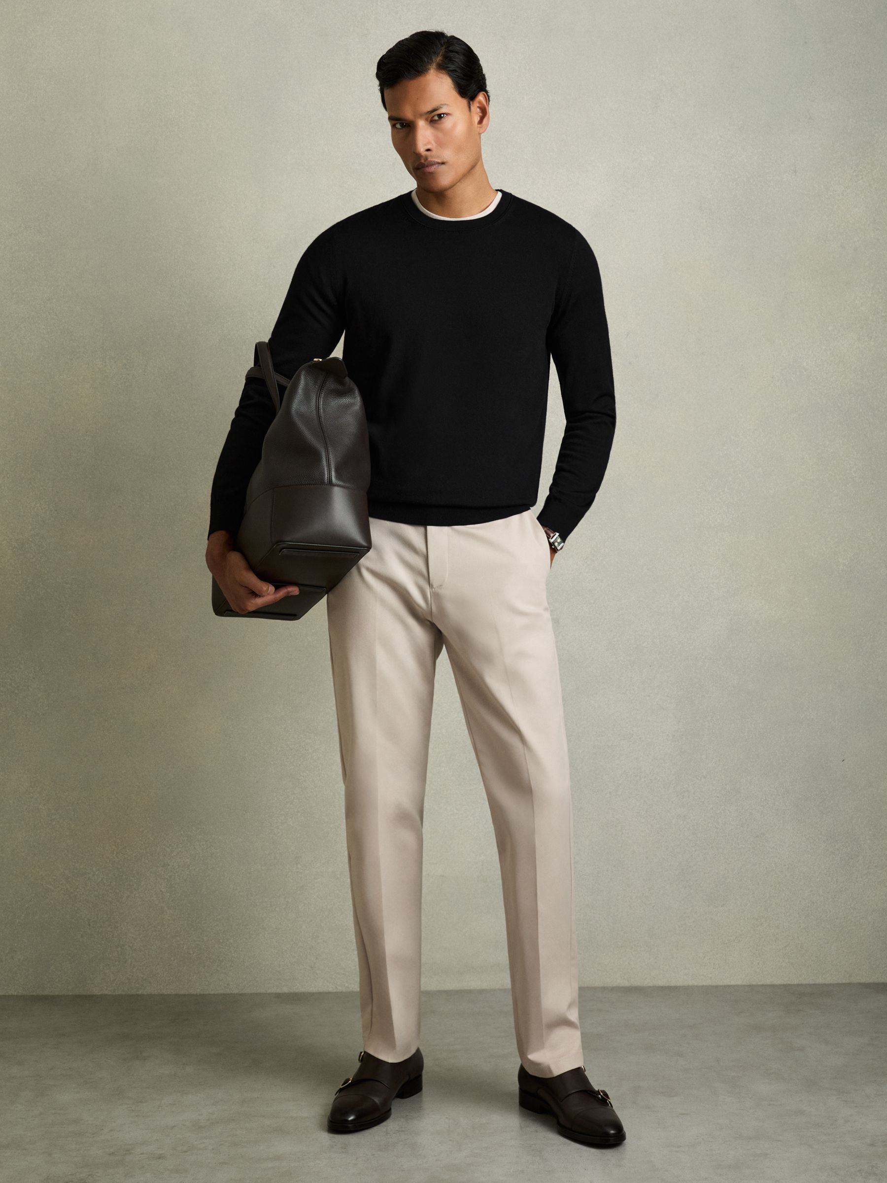 Pack of Two Merino Wool Jumpers in Black