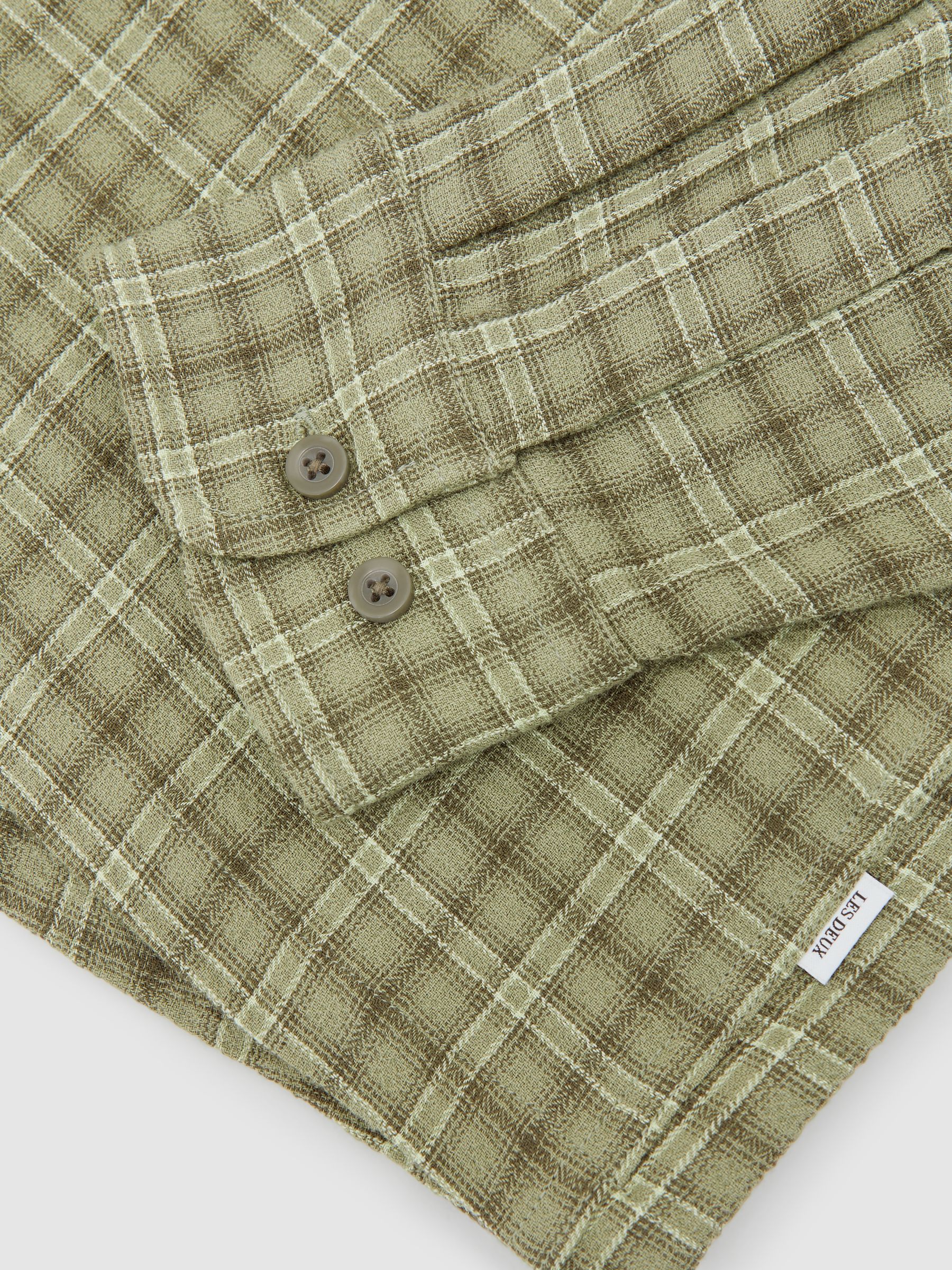 Check Shirt in Olive Night