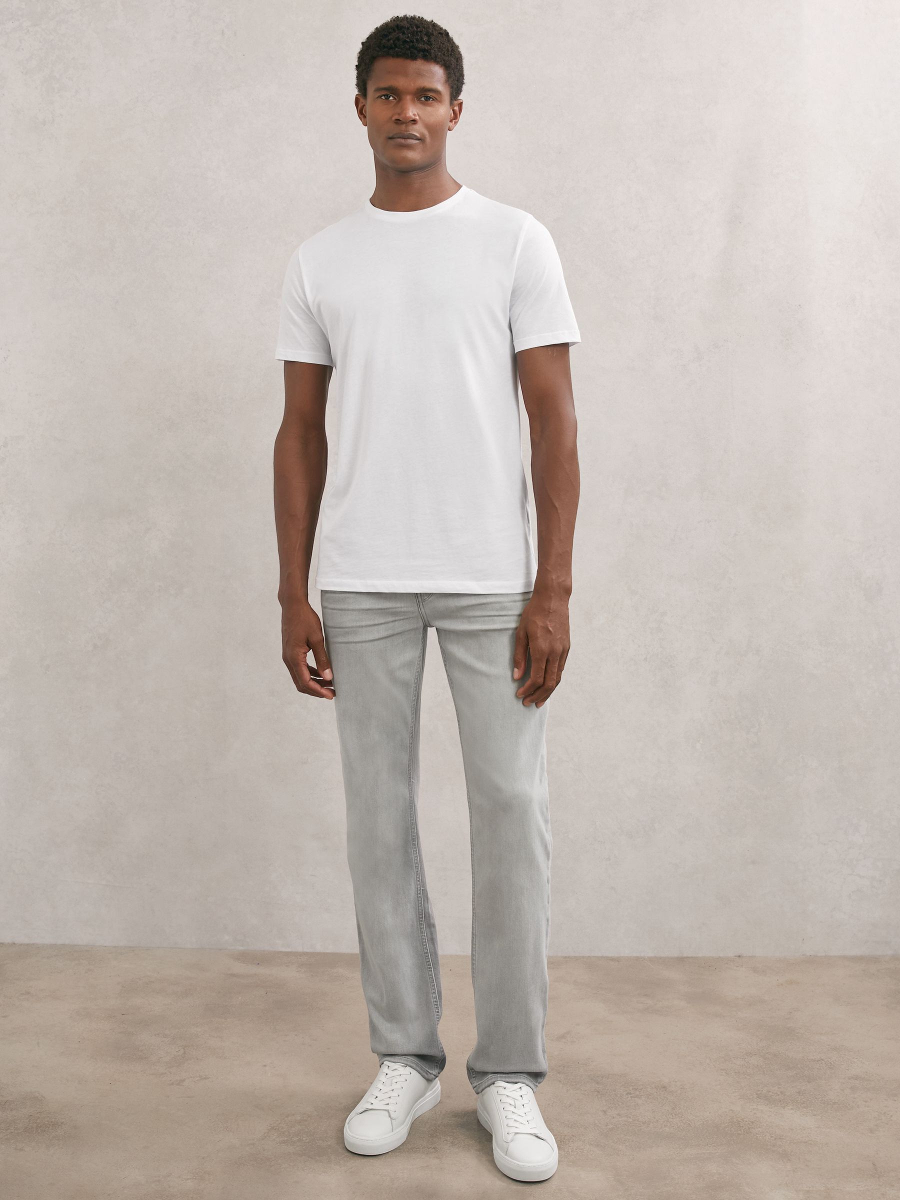 Paige Normandie Jeans in Light Grey