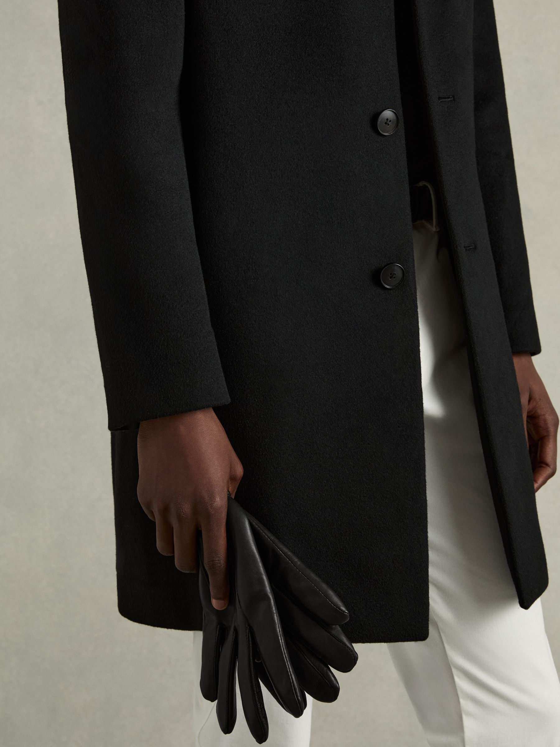 Nappa Leather Gloves in Black