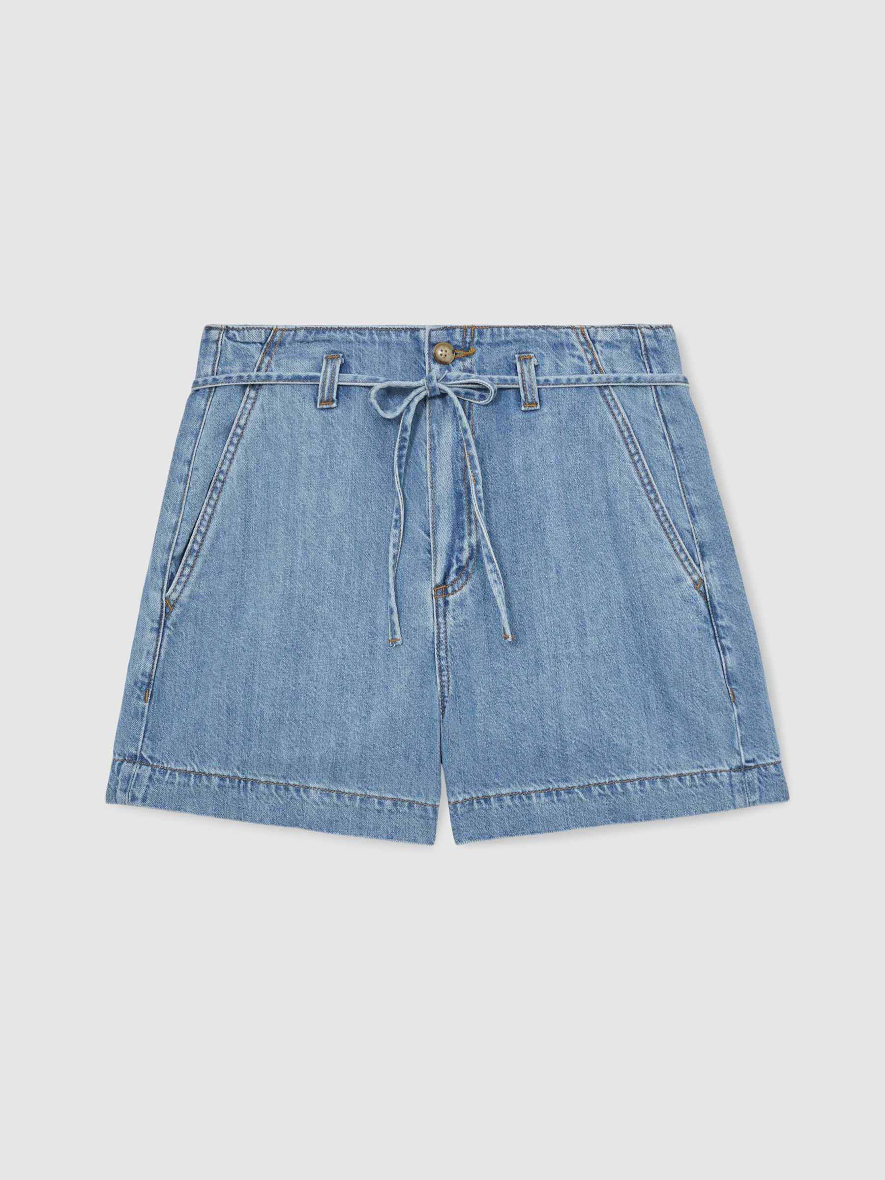 Paige Anessa Shorts in Light Blue