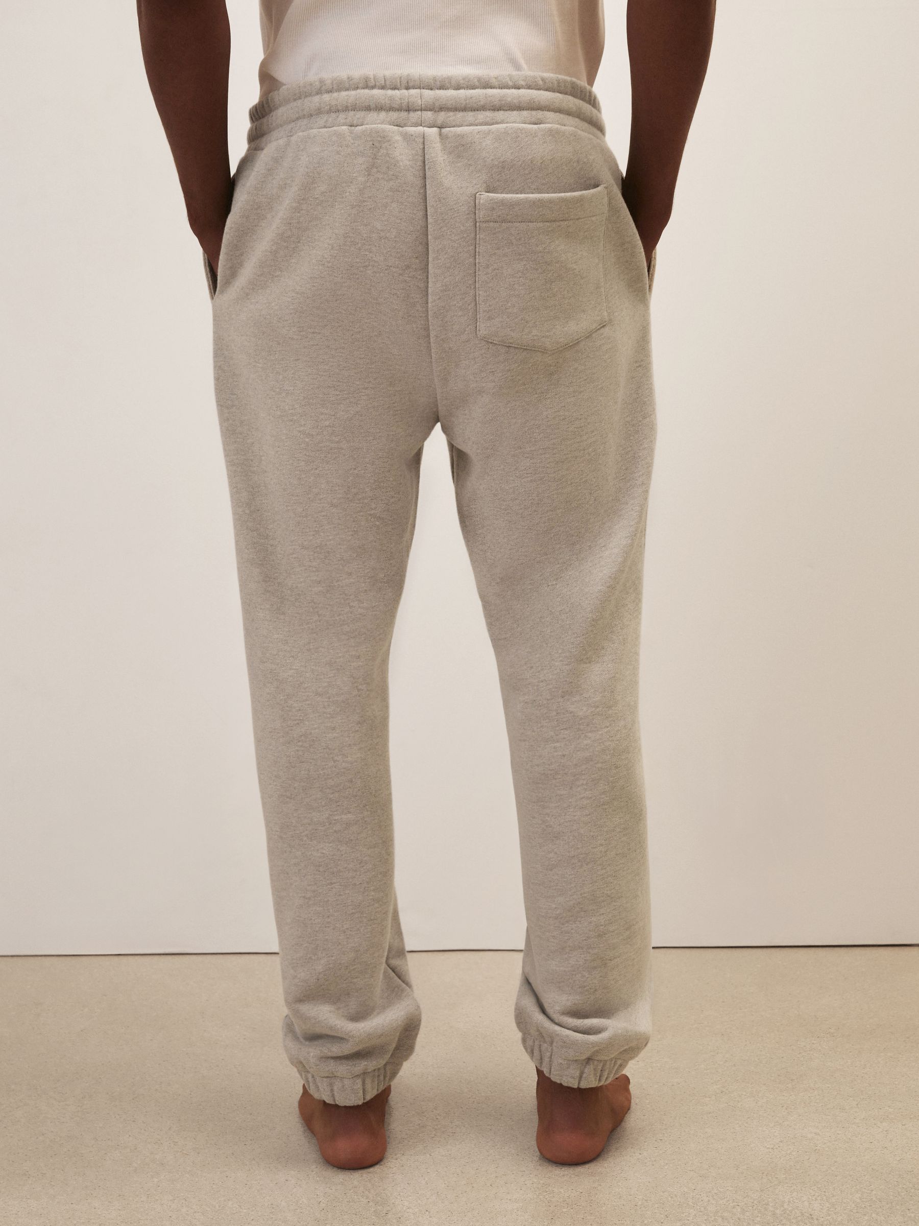 Reiss | Royal Ballet Cuffed Joggers in Grey Melange