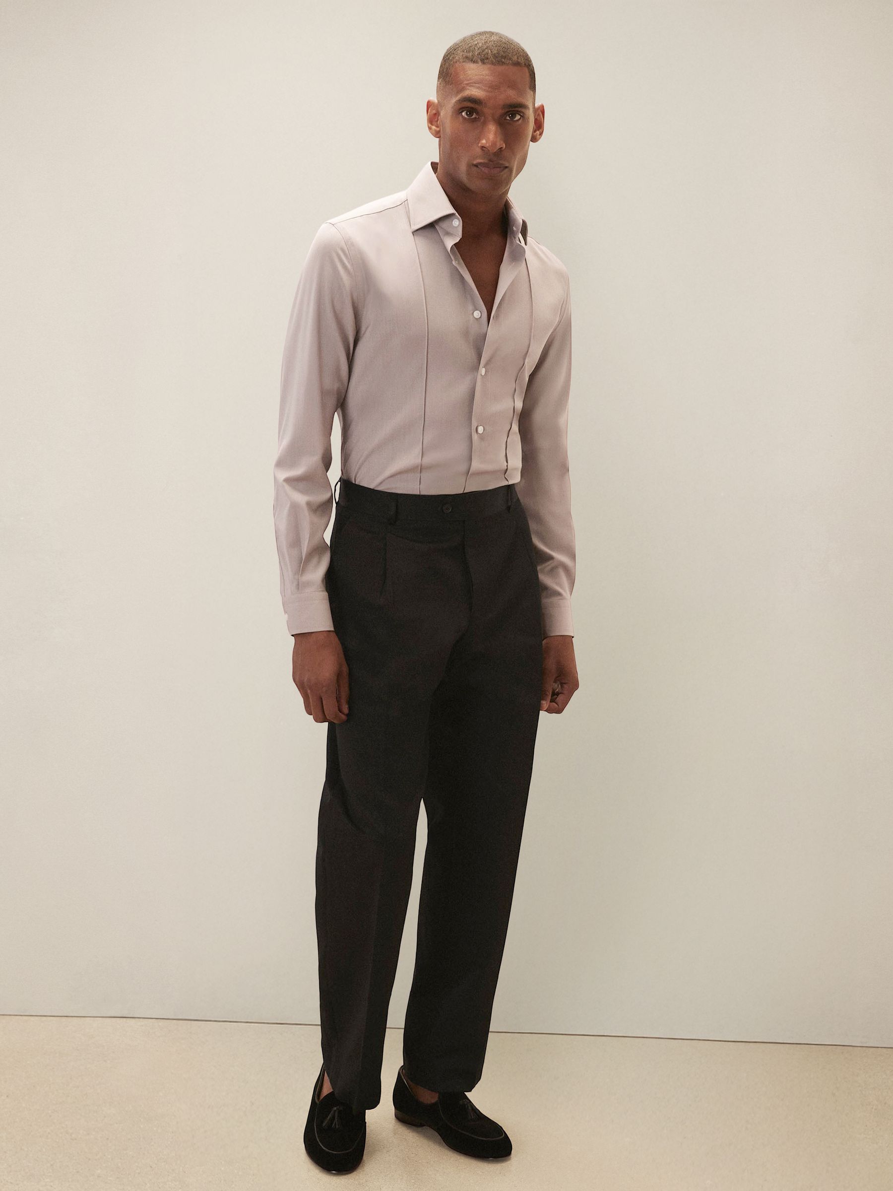 Reiss | Royal Ballet Wide Trousers in Black