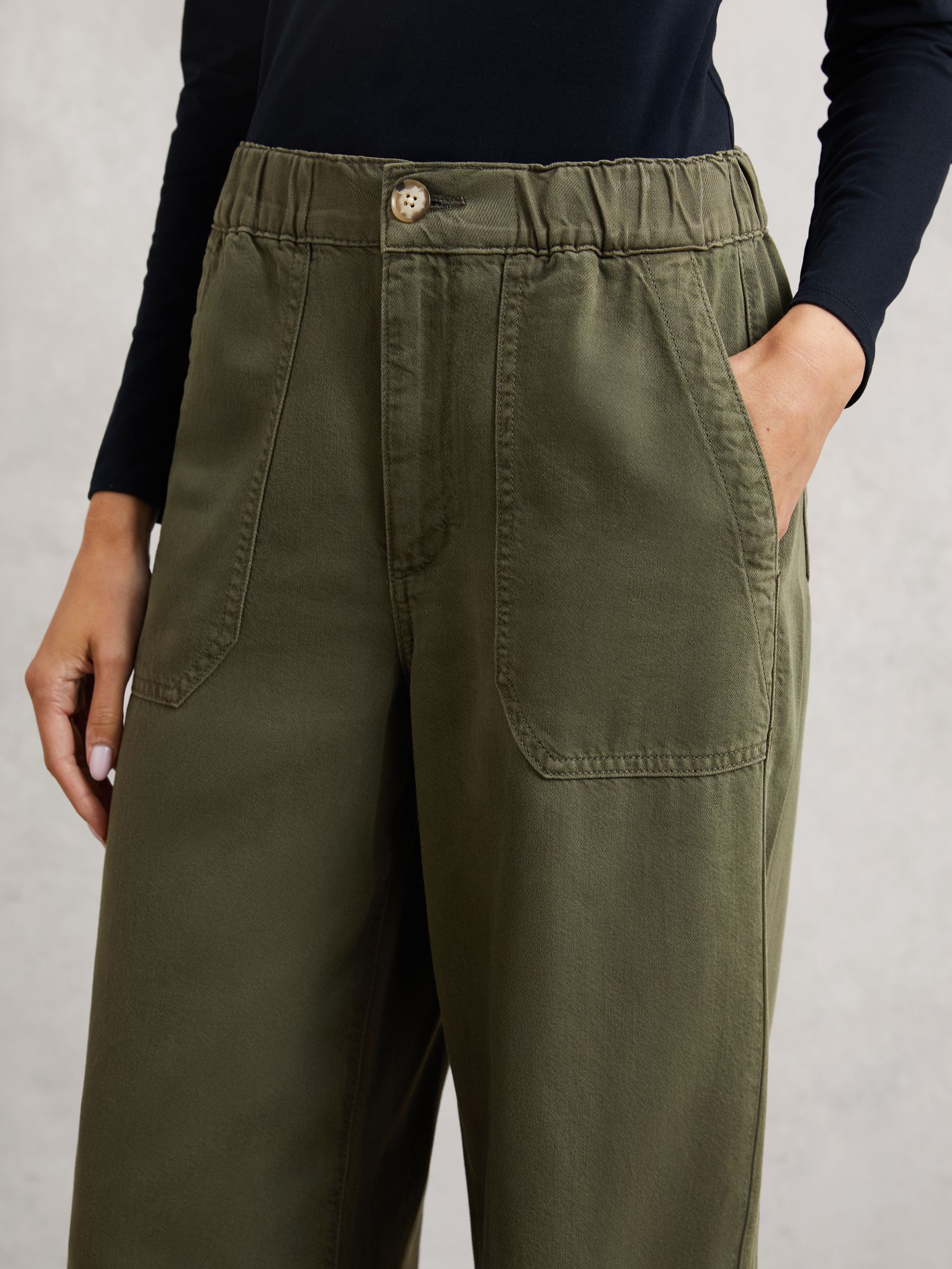 Paige Rumi Pant Jeans in Khaki Green