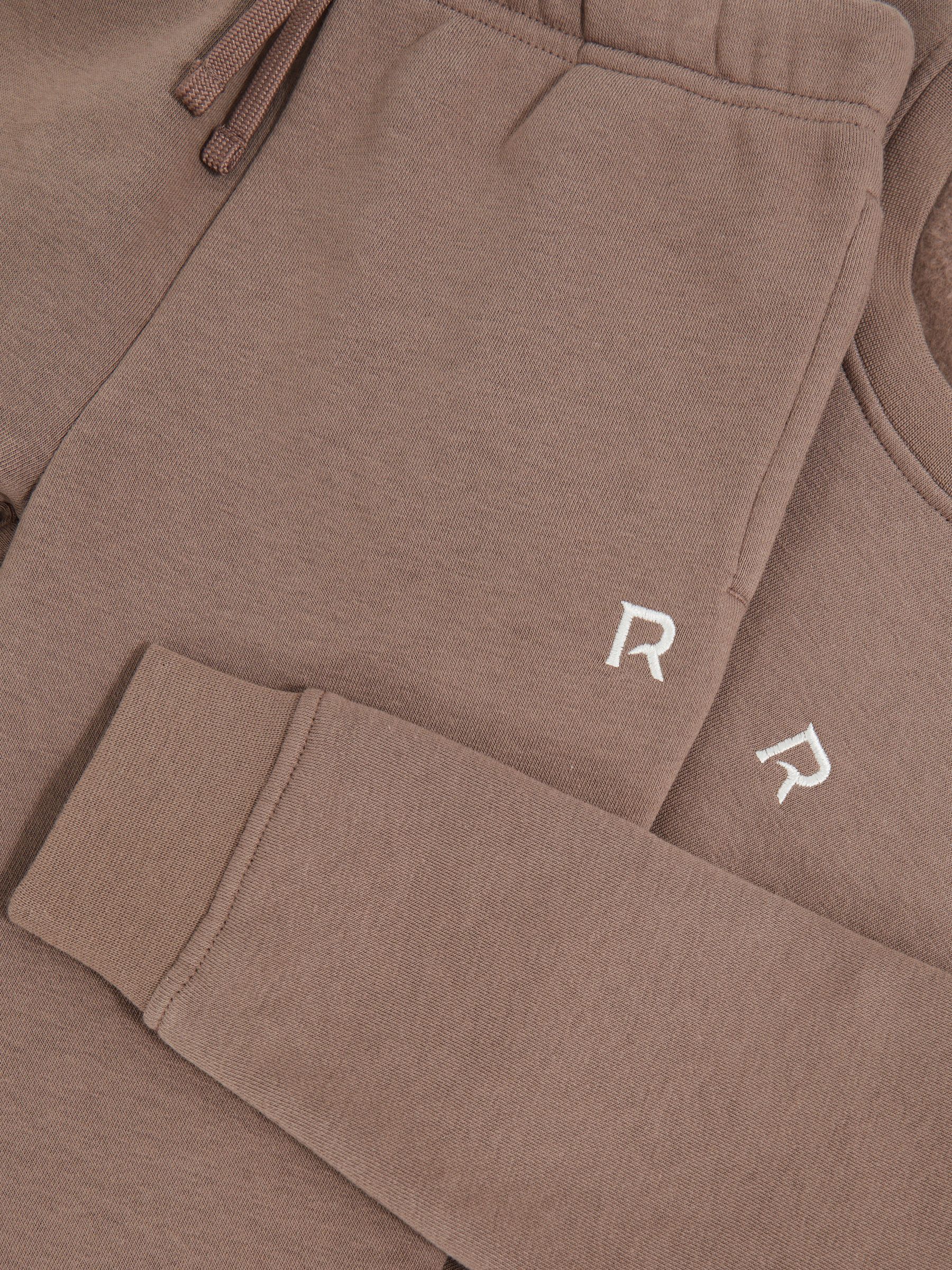 9-13 yrs Logo Sweatshirt and Joggers Set Cotton-Blend in Taupe